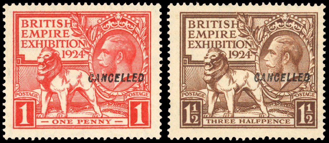 Great Britain 1924 (UNUSED) SG430/1var