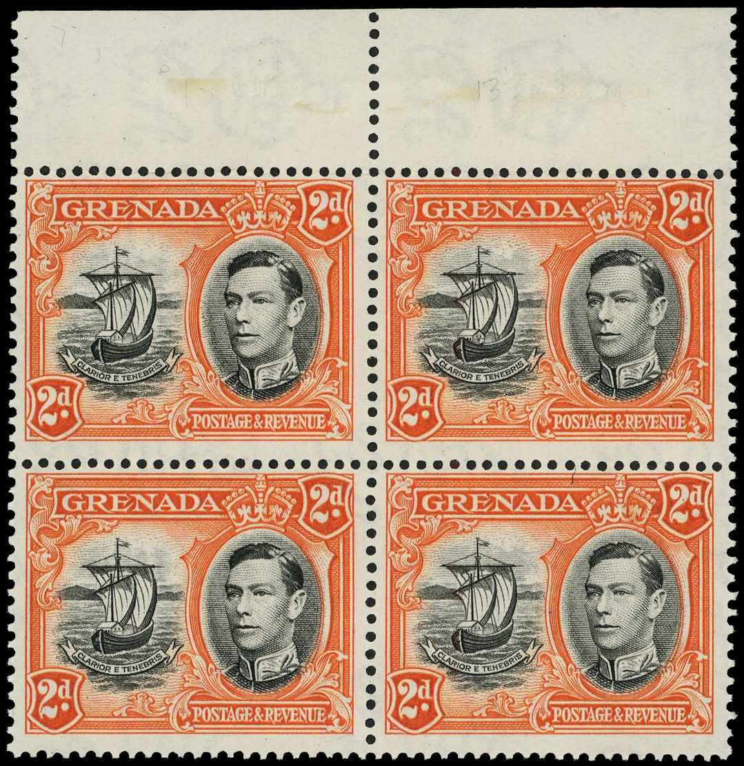 Grenada SG 156bb block mint