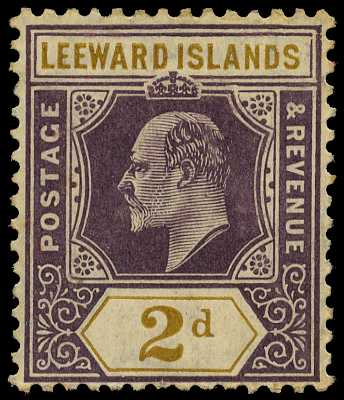 1908 2d dull purple and ochre, o.g., R1/3...