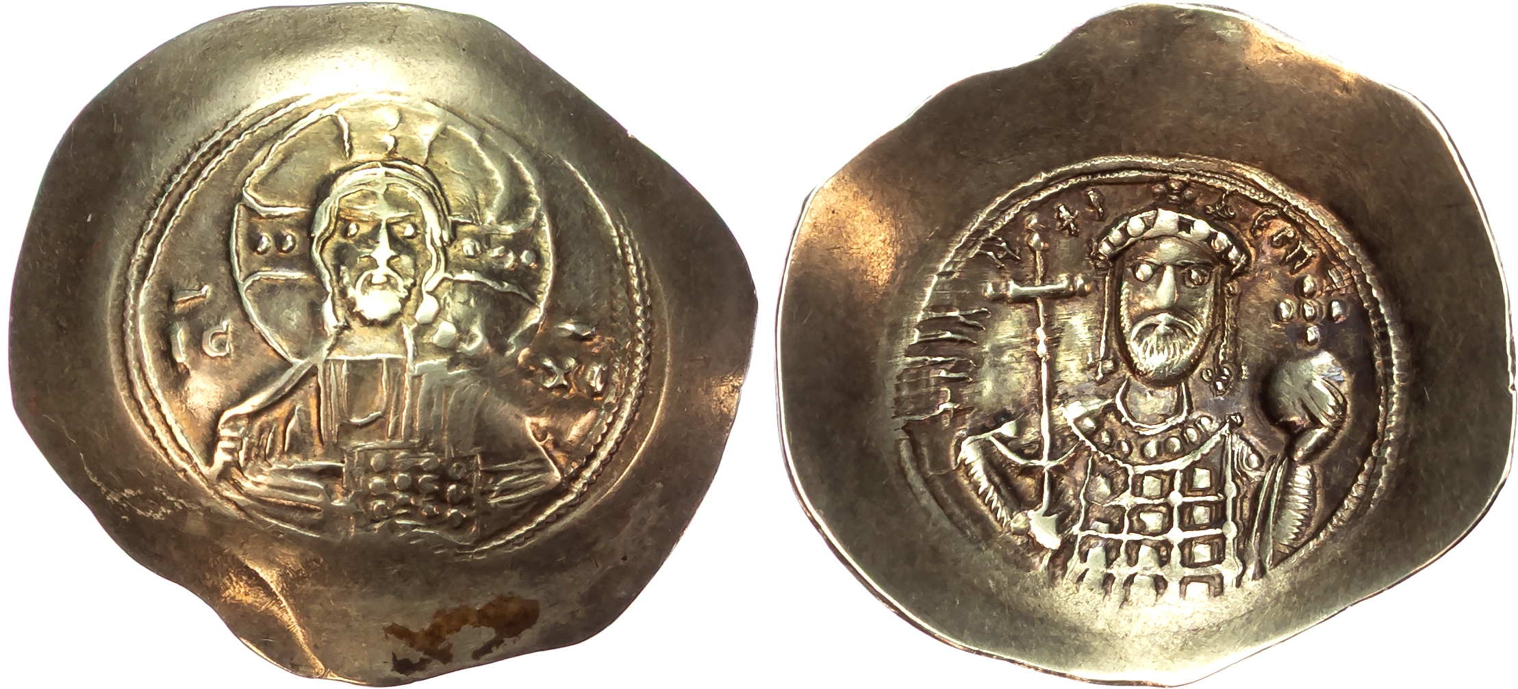 Nicephorus III (1078-1081) EL Histamenon Nomisma, Constantinople, 4.41g.