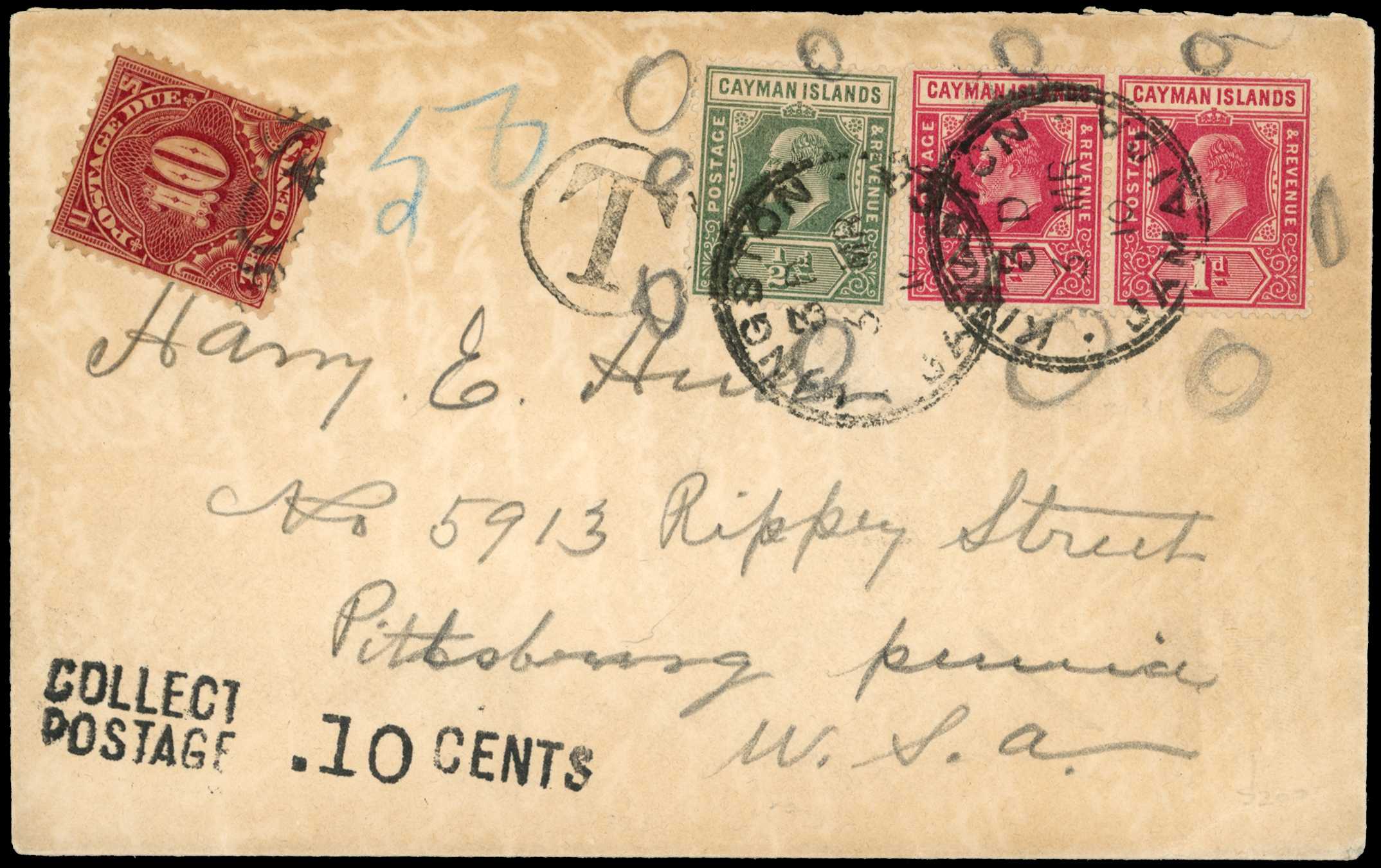 1910 Correctly rated cover with KEVII issues...