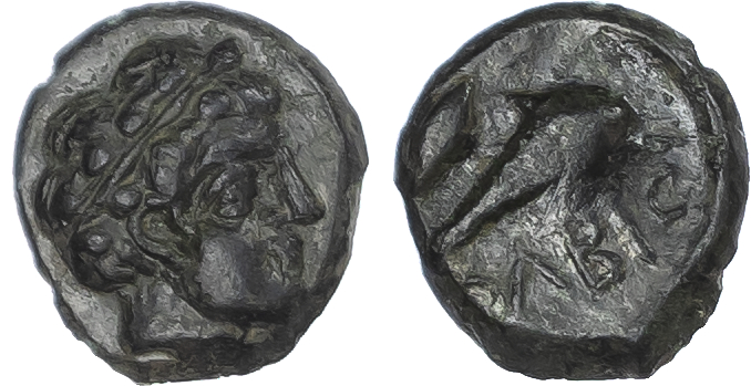 Skythia, Olbia Æ 10mm. Circa 325-320 BC. 