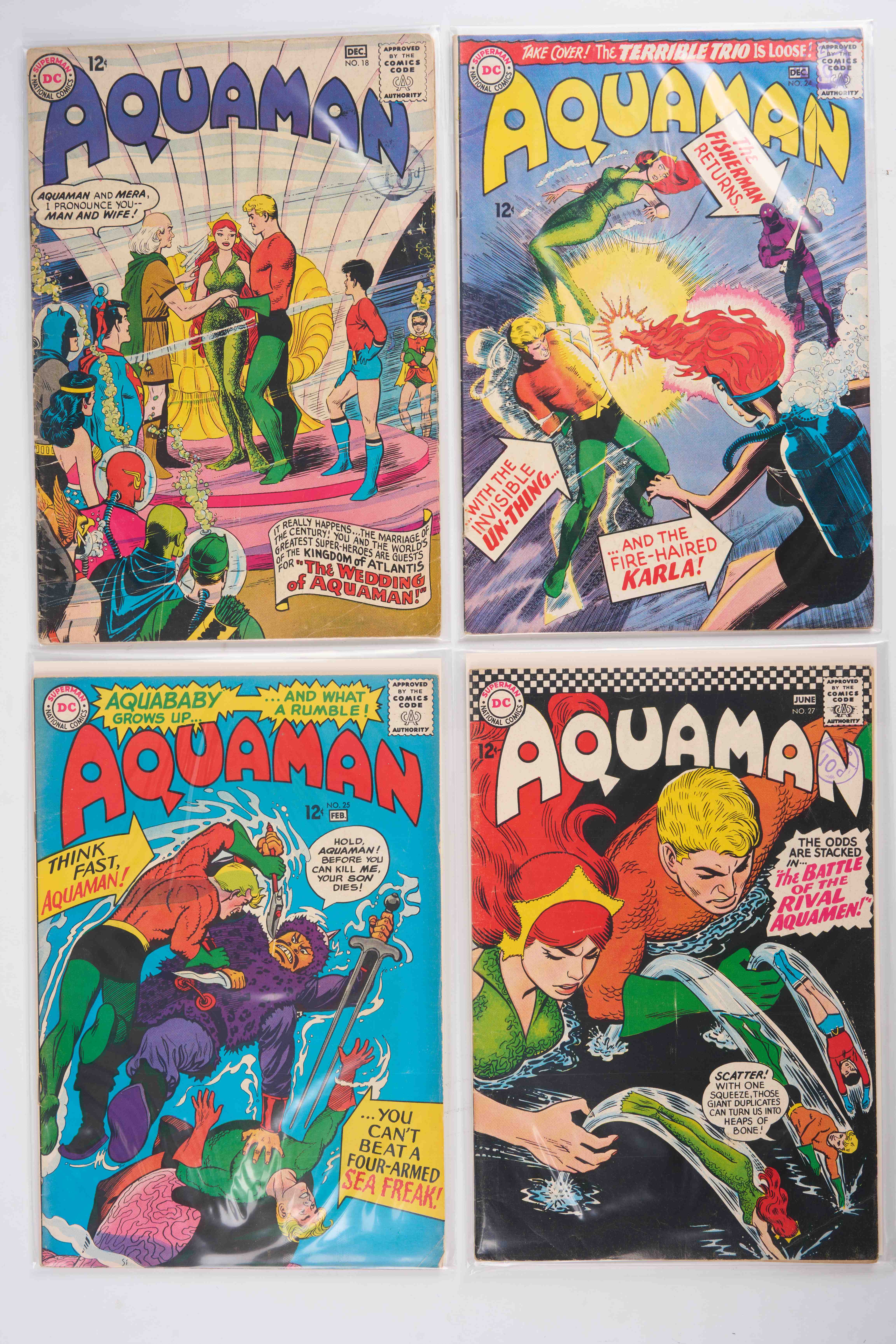 Aquaman Volume 1 (DC, Silver Age) Bundle of 16