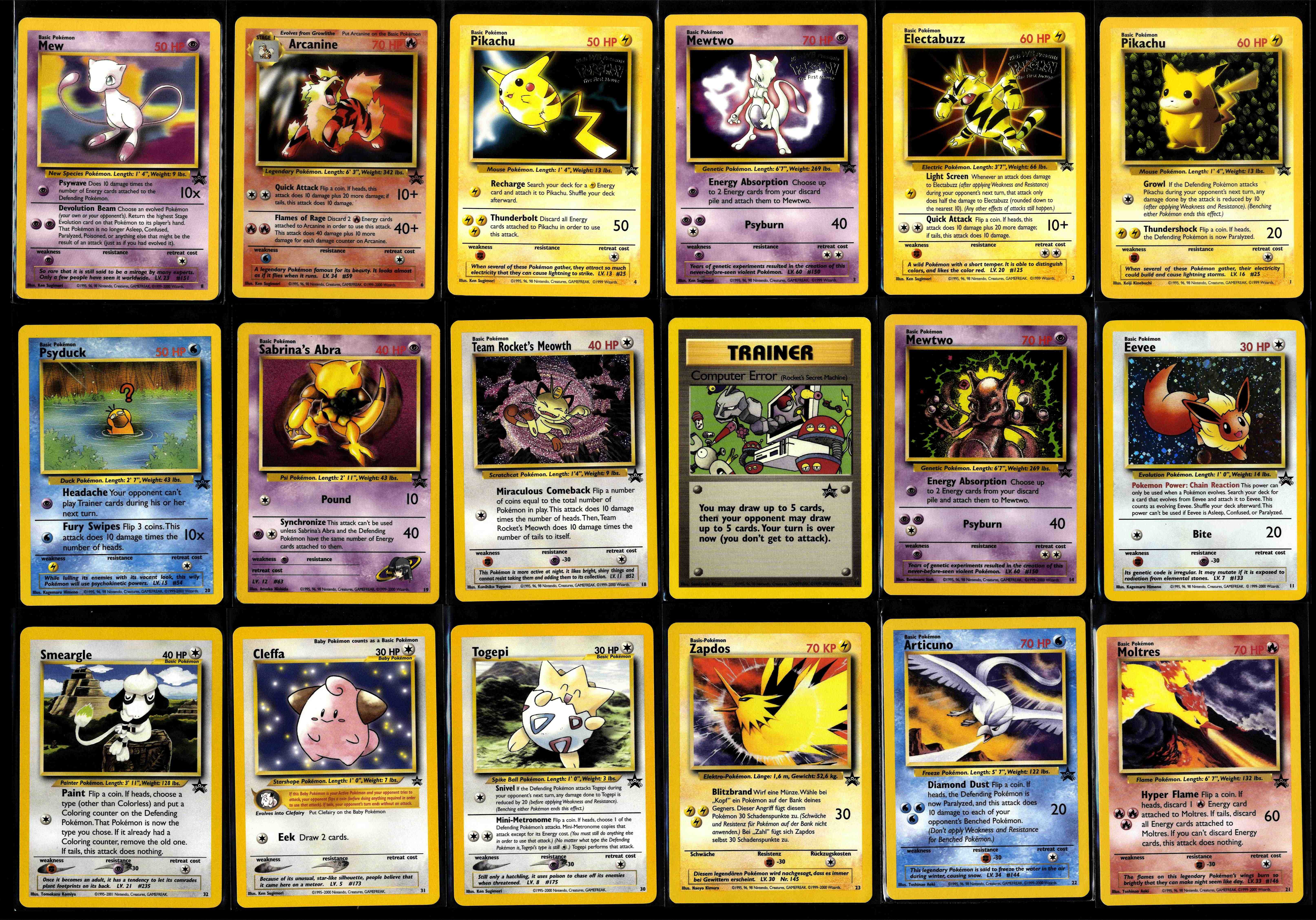 Black Star Promo - Partial Set - 28/53