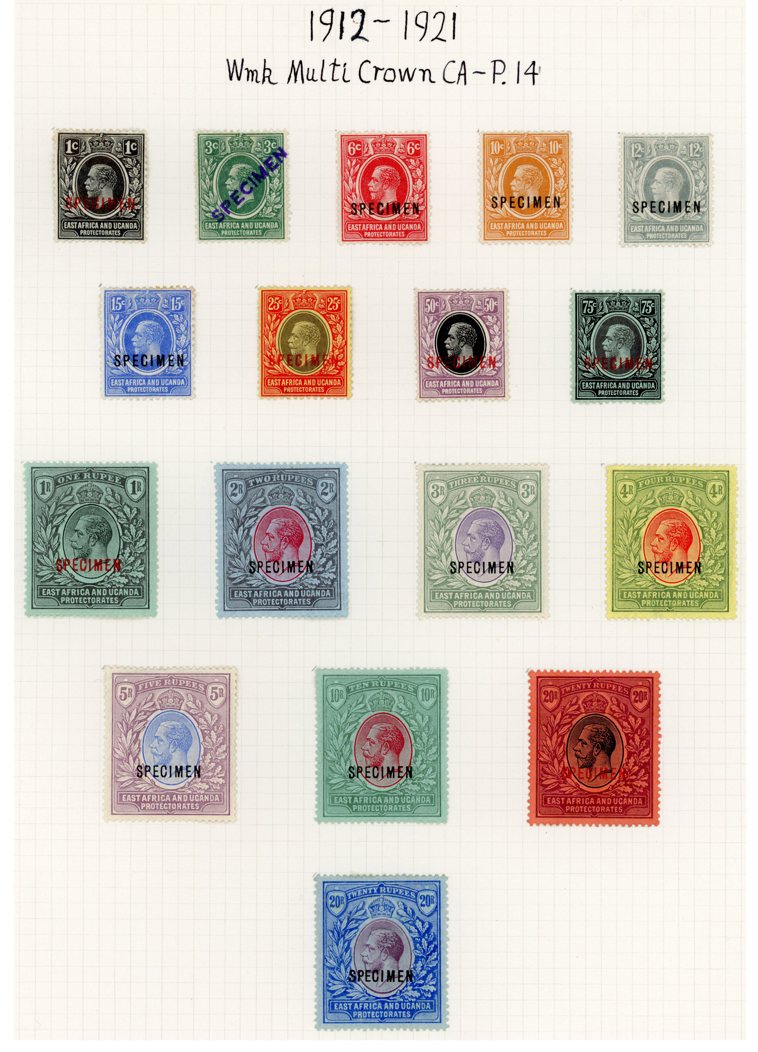 KUT SG 44-64s SPECIMEN collection