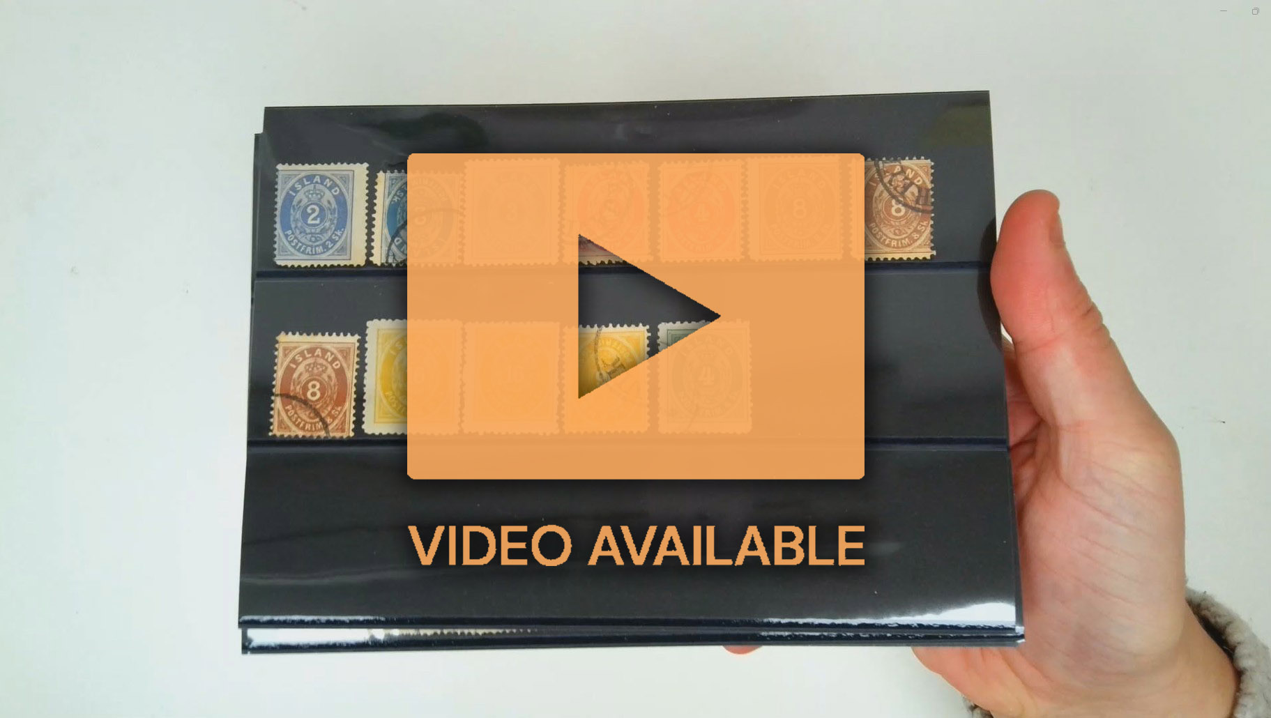 Iceland duplicated used accumulation on stockcards 1870-1930s