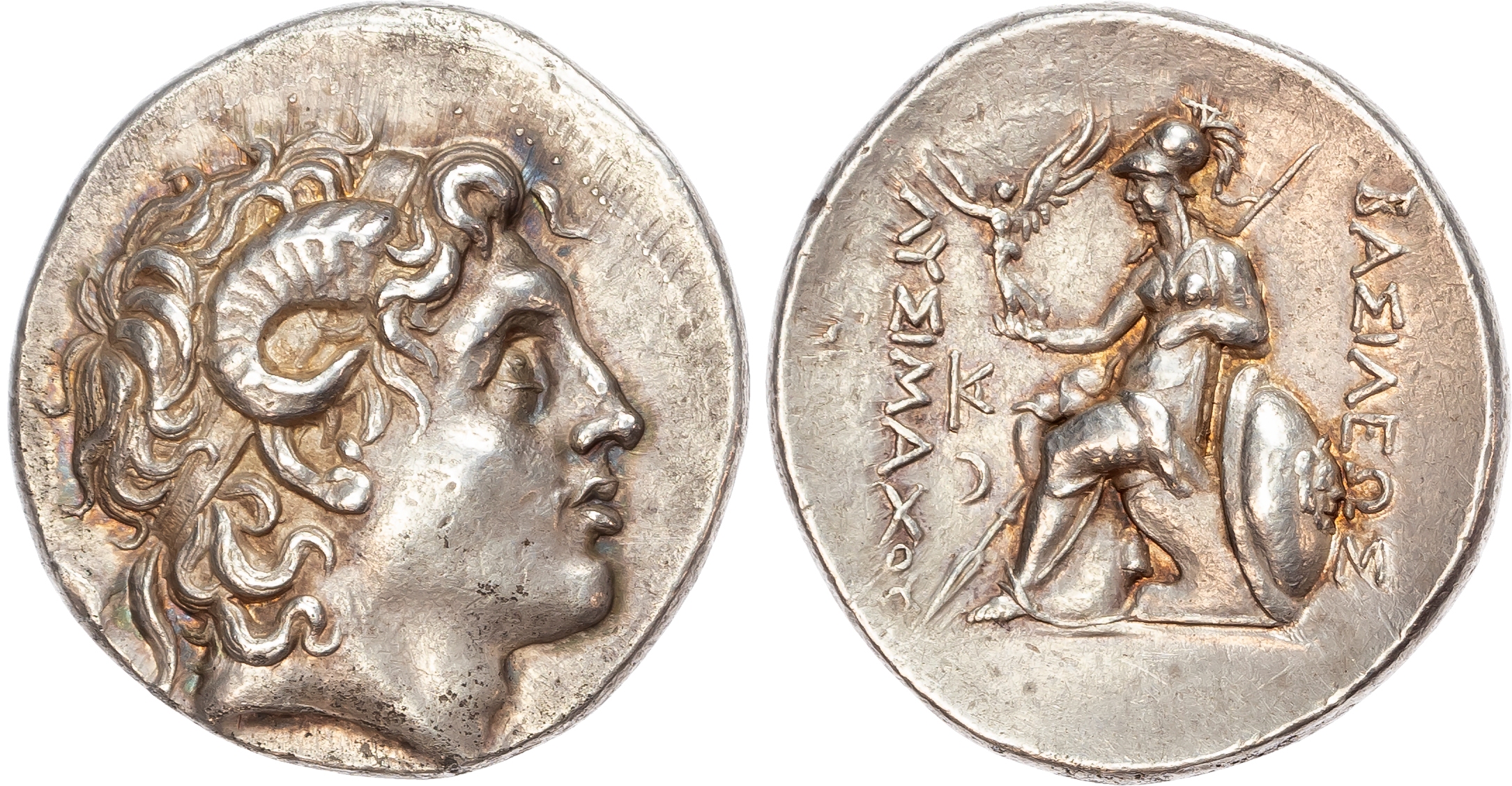 Kingdom of Thrace, Lysimachos (306‑281 BC) AR Tetradrachm, mint of Lampsakos, c. 297‑281 BC, 16.95g.