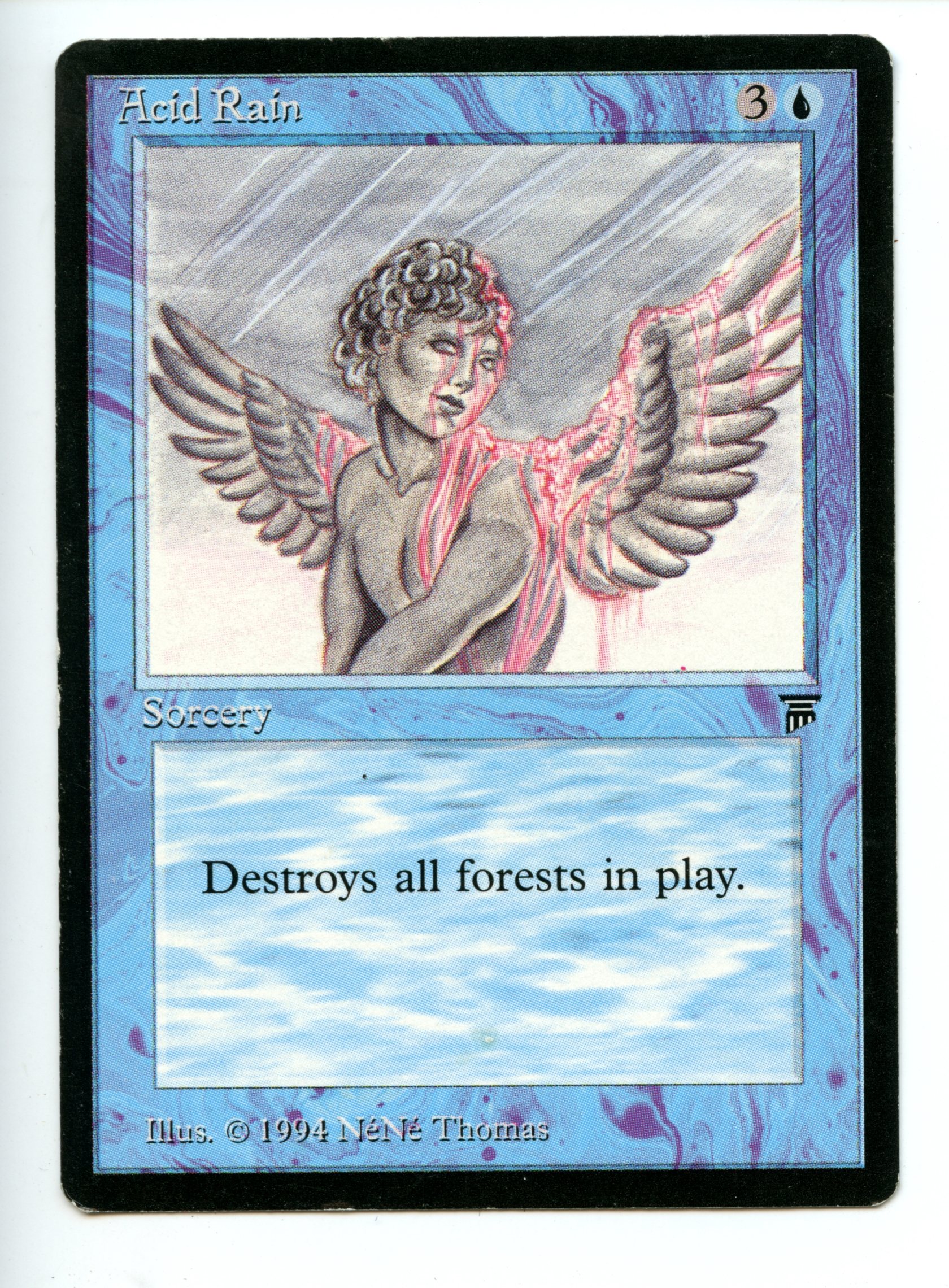 Magic the Gathering - Acid Rain   - Legends - Moderately Played