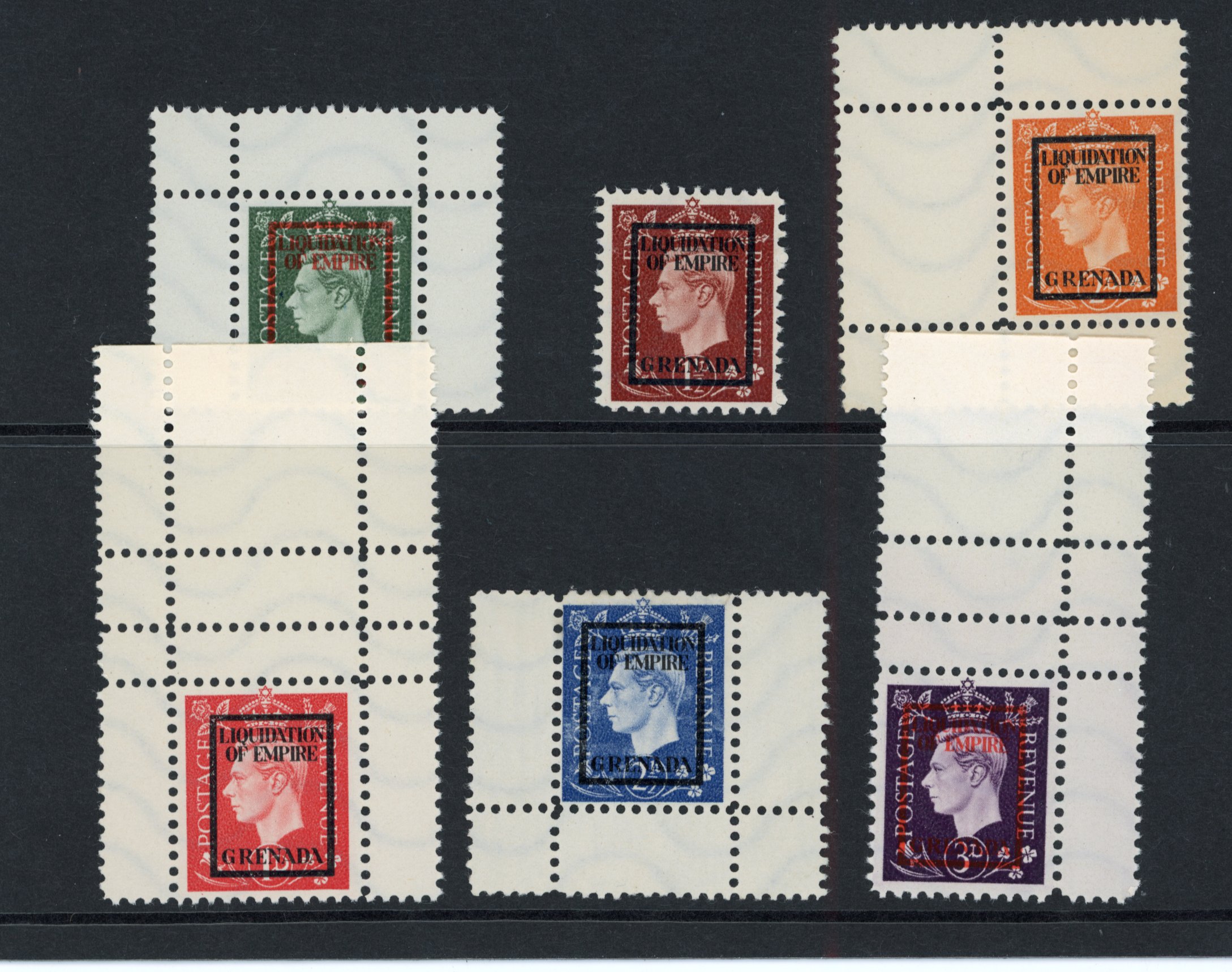 German Propaganda Forgeries; Grenada set unused