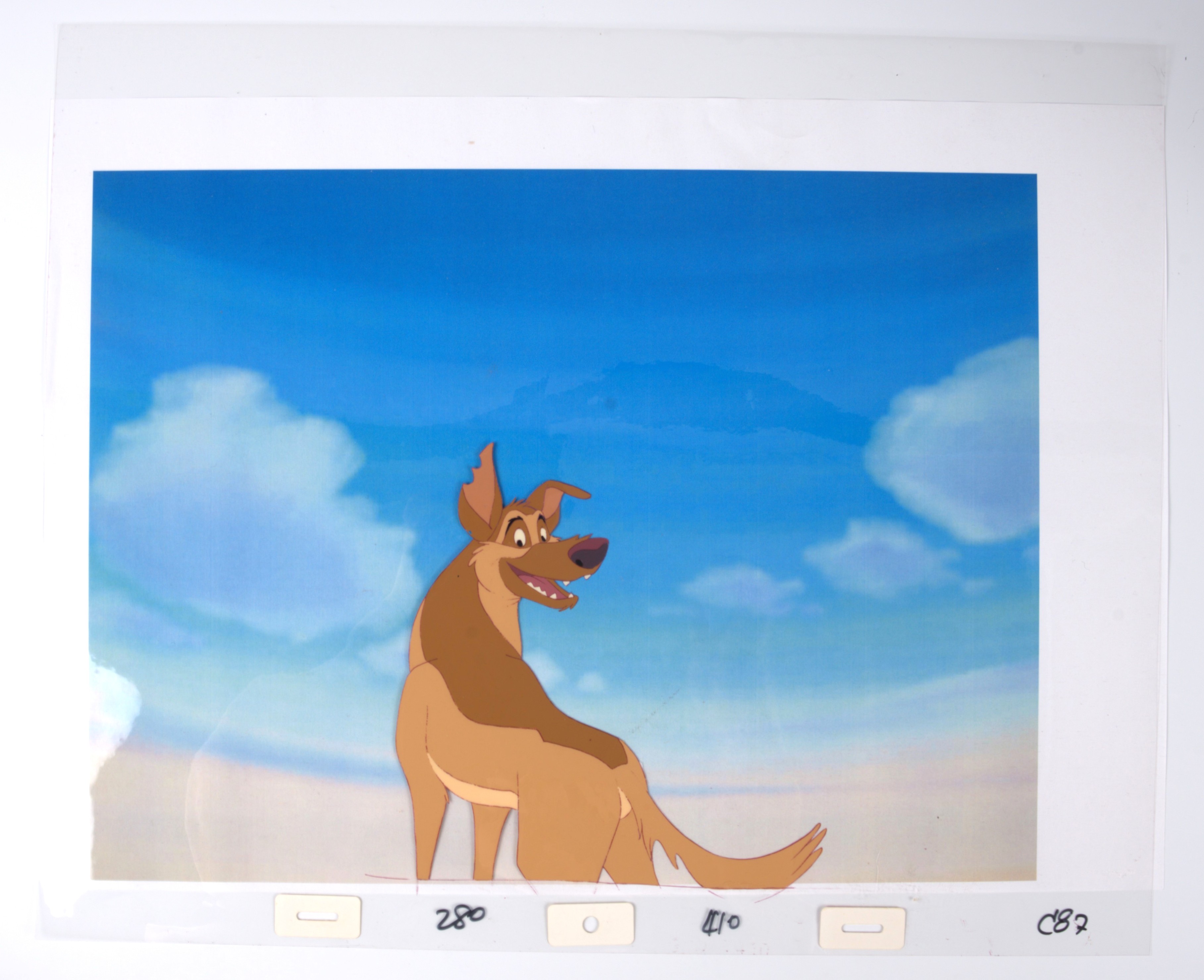 All Dogs Go To Heaven 2 Charlie and Red Original Production Cel (MGM, 1996) Total 2