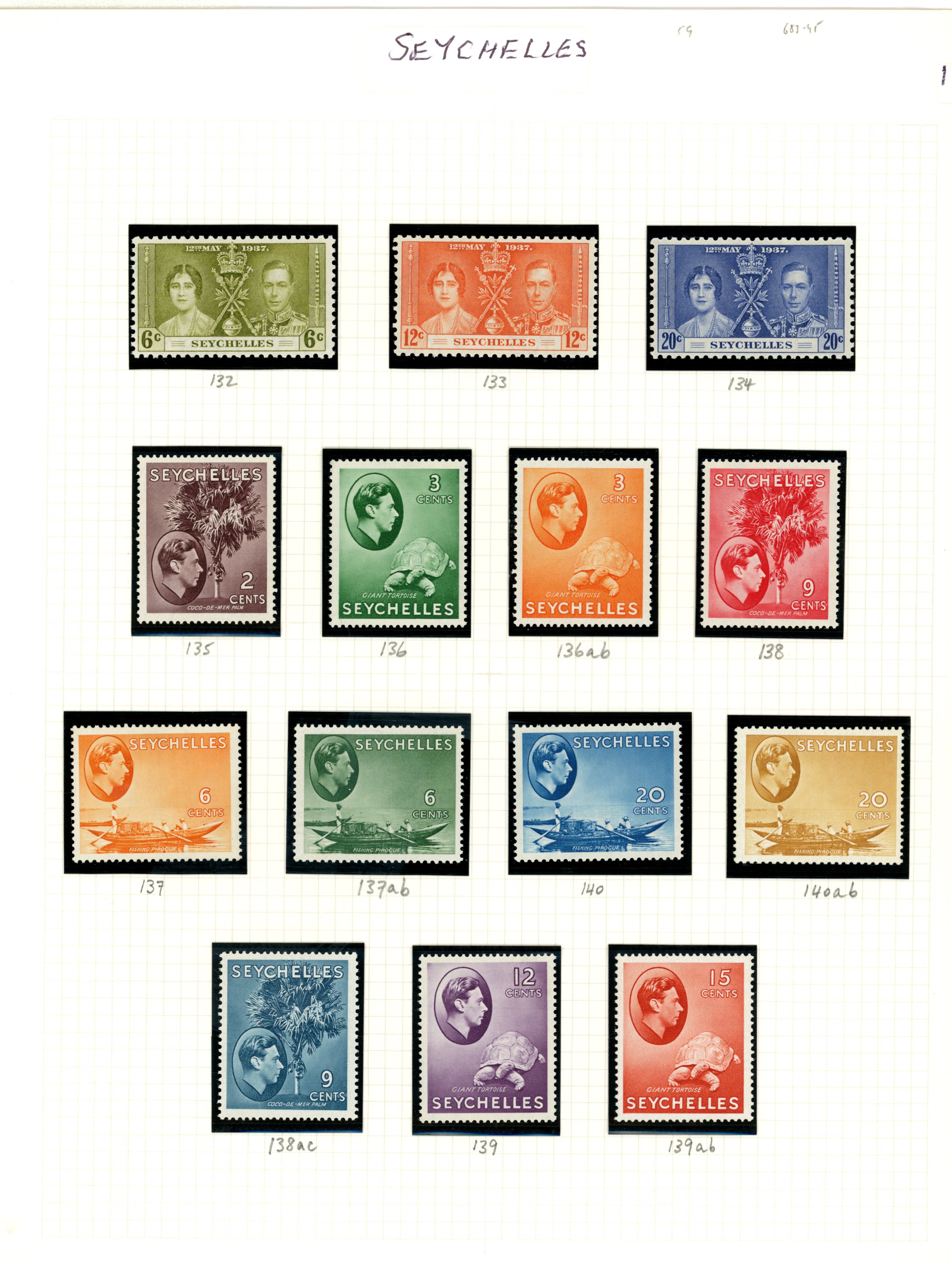 1937-52 KG VI collection (59) on...