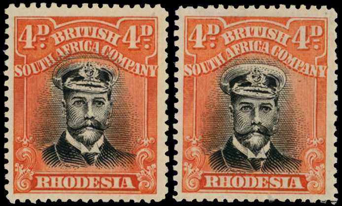 1922-3 4d Head Die IIIB, white paper, perf...