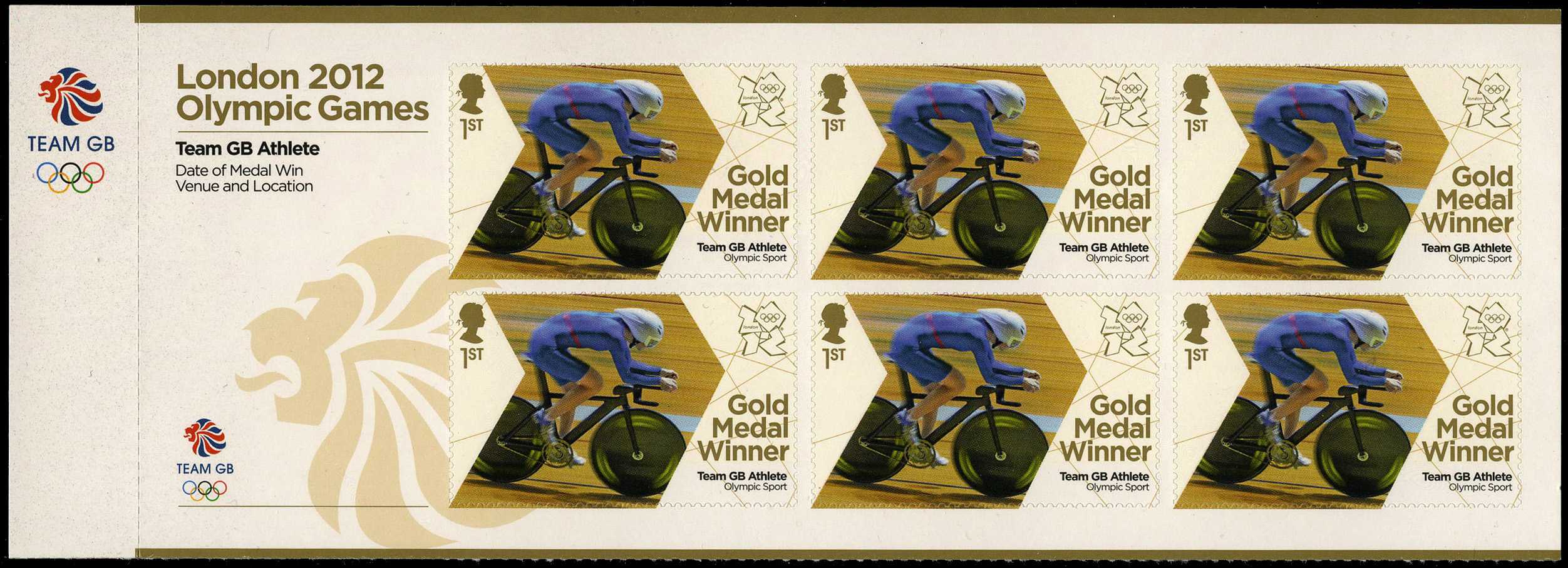 Proof: 2012 (1st) Olympics sheetlet of 6,...