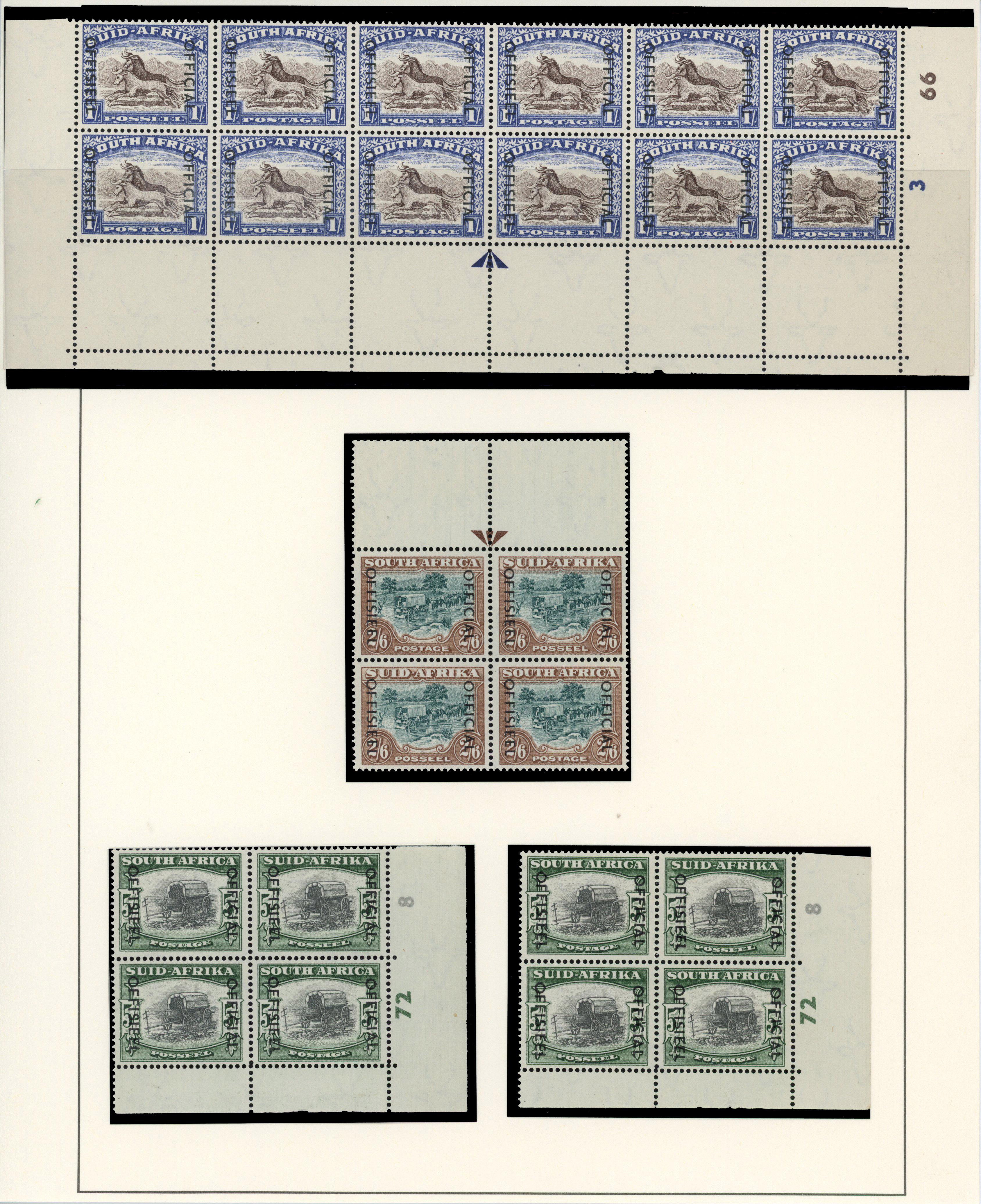 South Africa SG O47-8, 50a