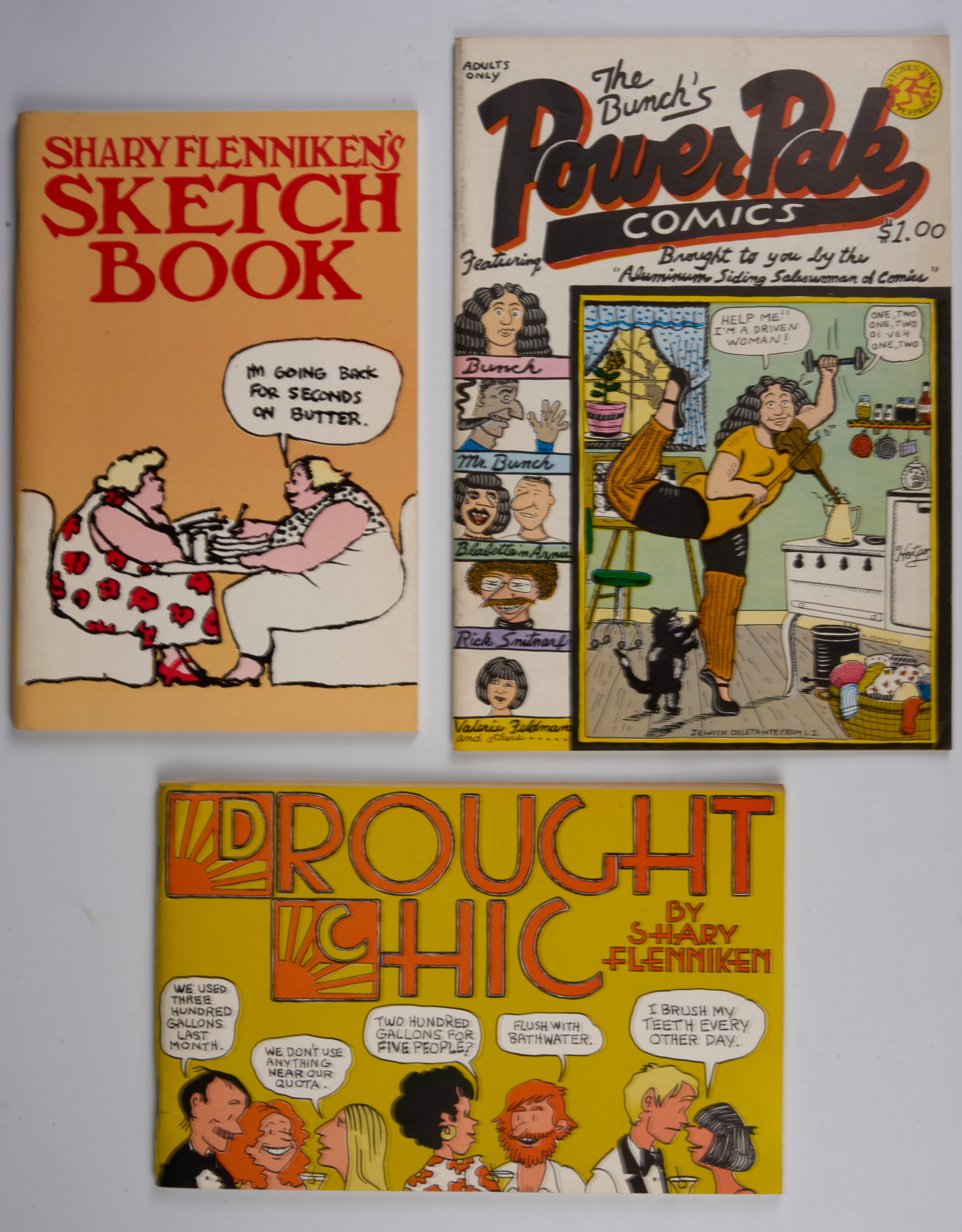 Manhunt, Power Pak, Scarlett Pilgrim, Stories by Lee Marr & Shary Flenniken (Kitchen Sink/Last Gasp, 1973-79) Bundle of 11