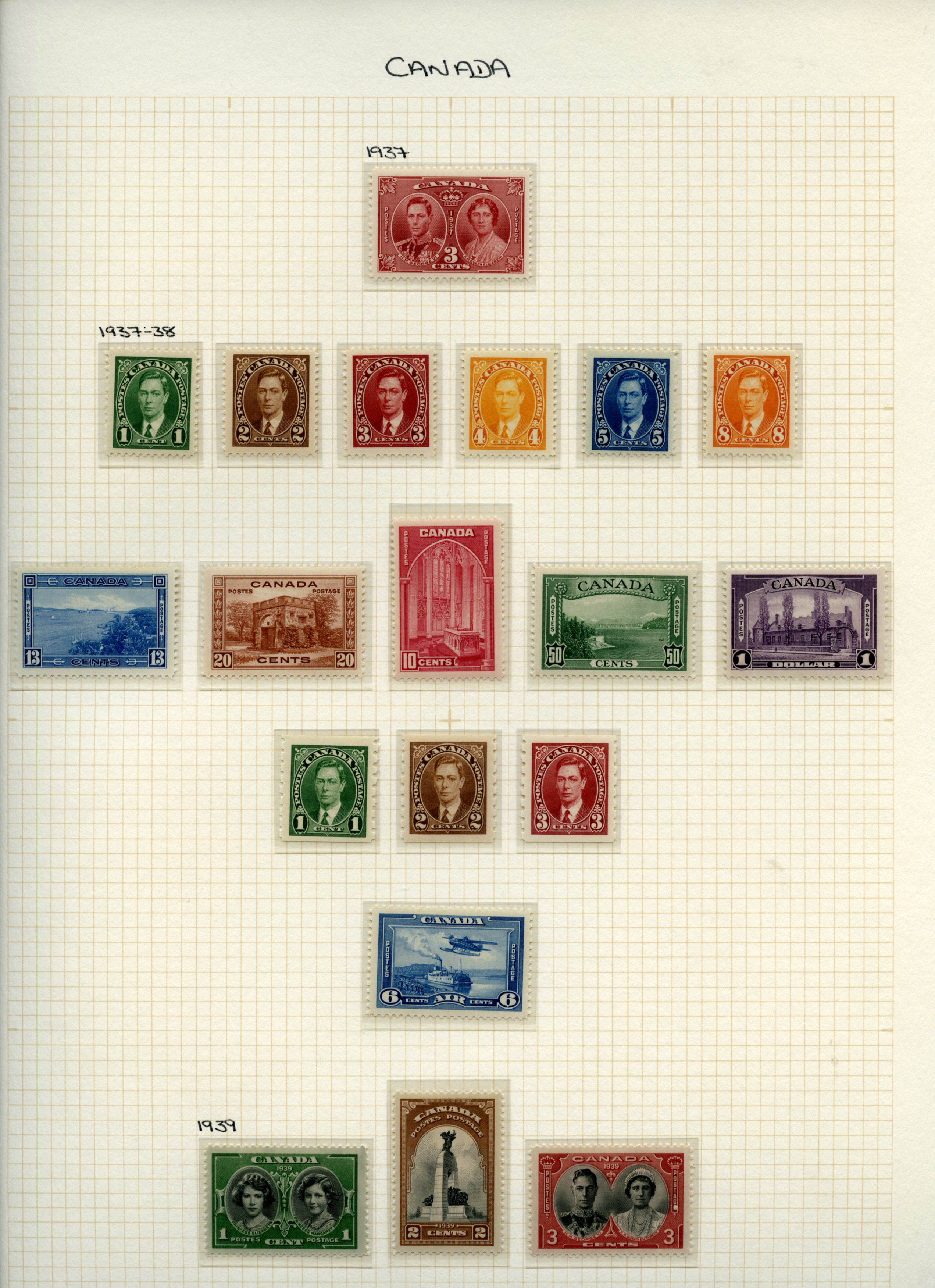 1937-1951 complete unmounted mint...