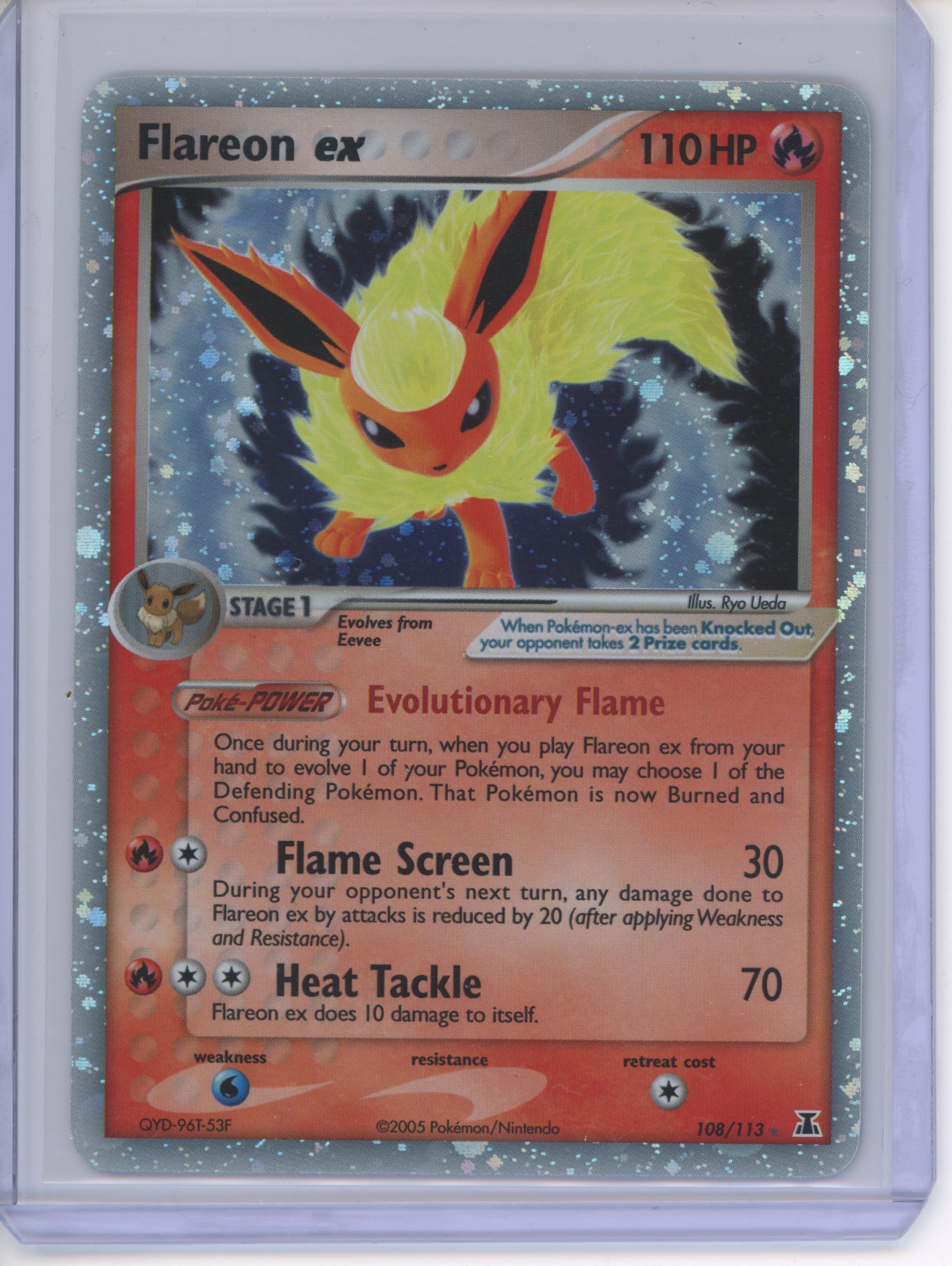 Pokémon TCG - Flareon ex - Ex Delta Species 108/113