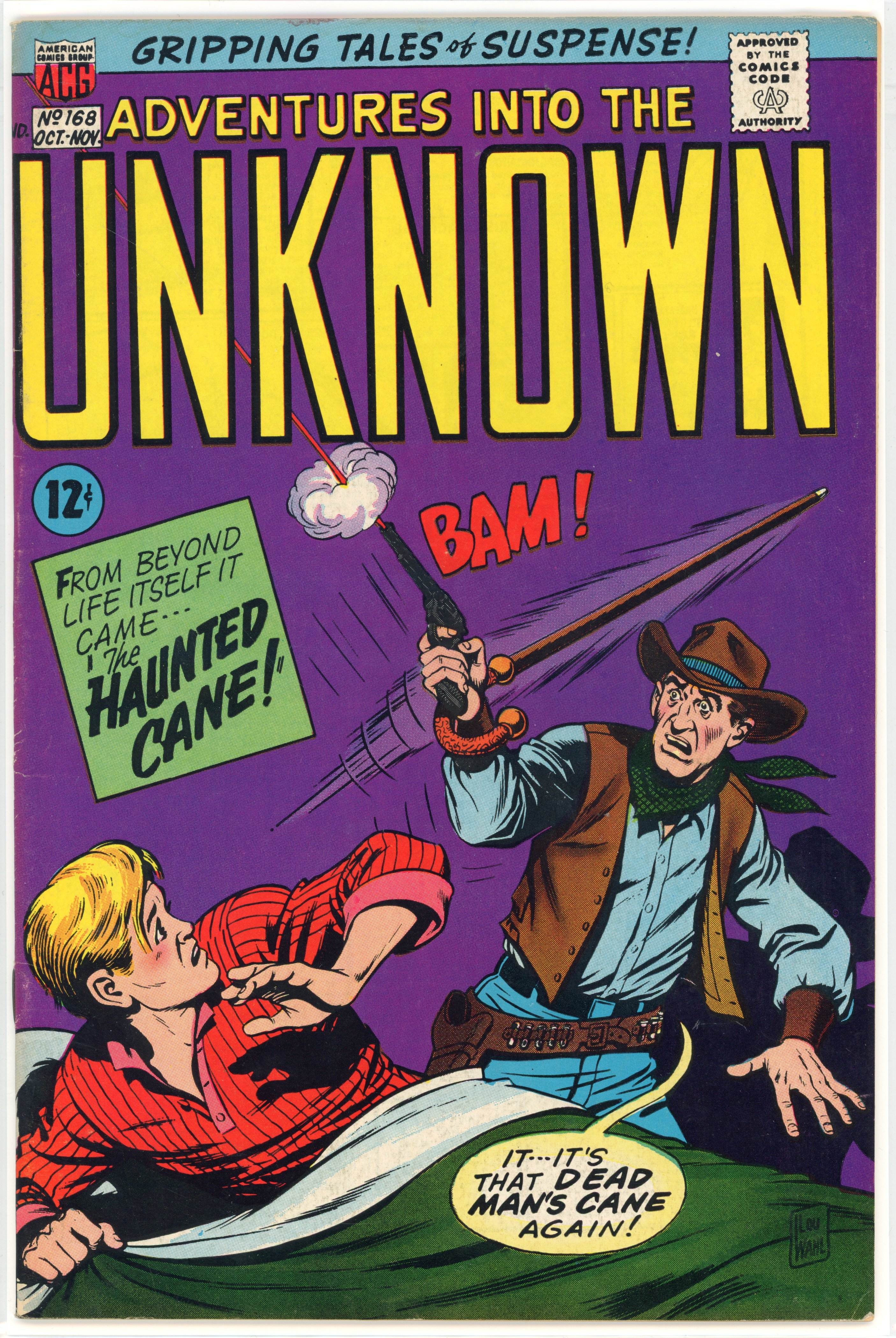 Adventures Into The Unknown #168 (ACG, 1966)