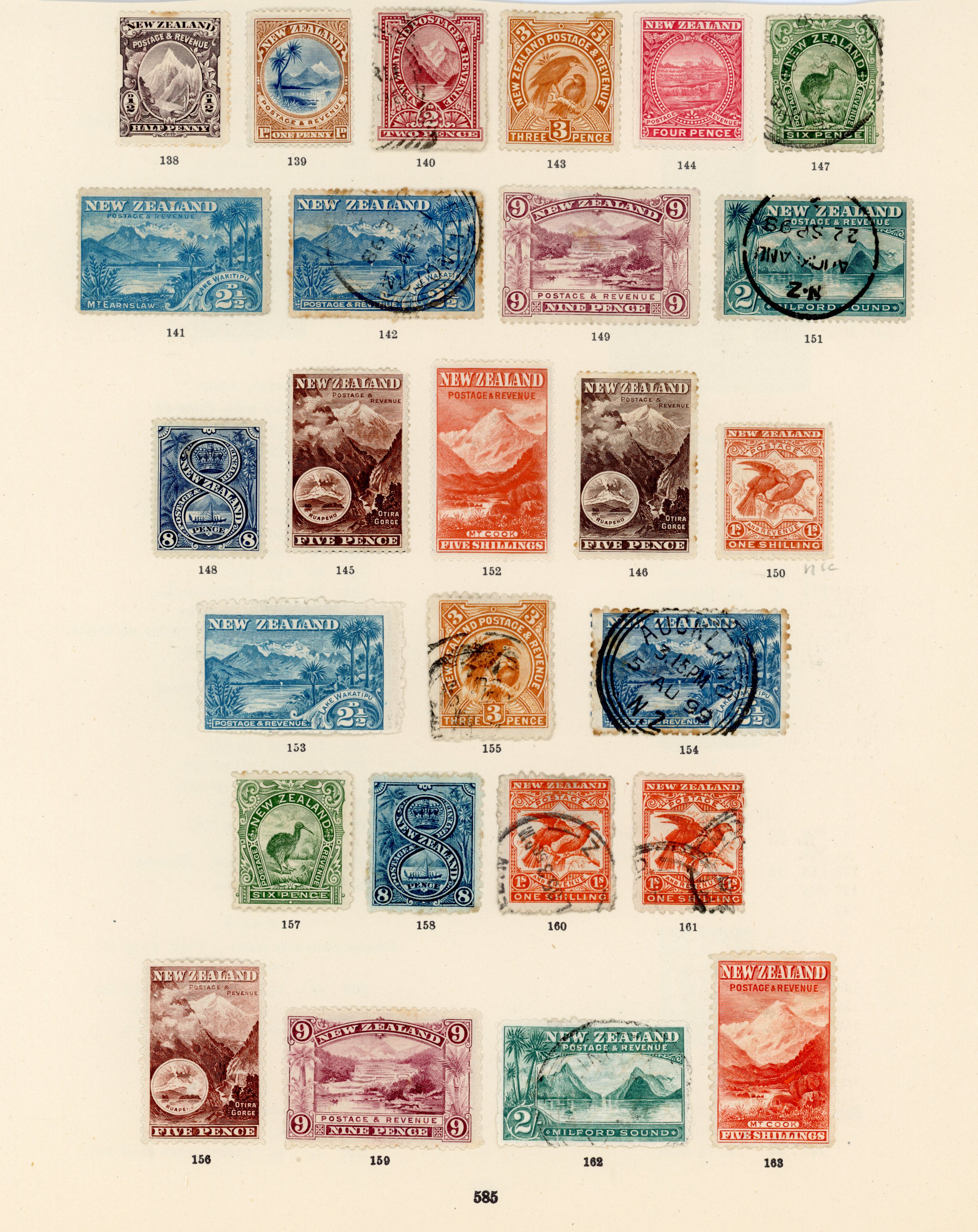 1898-1904 mixed mint and used selection, values to 5s (3) on Imperial leaves, fair to fine (65) btn SG 246/270