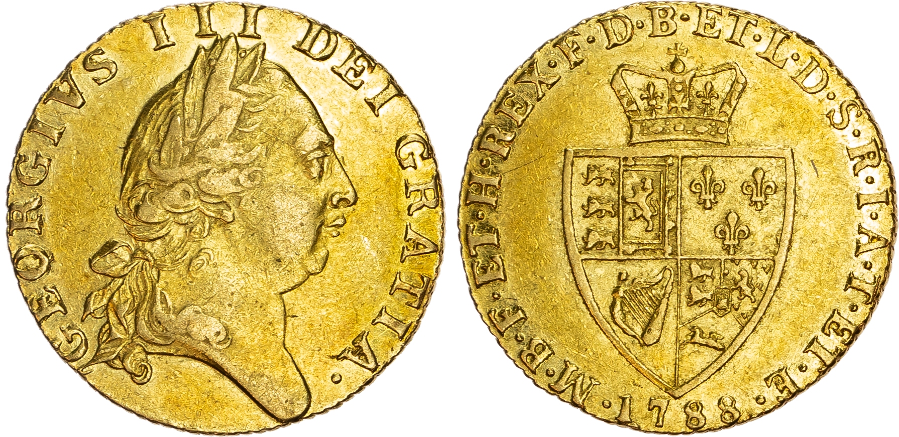 George III (1760-1820) Guinea, 1788.