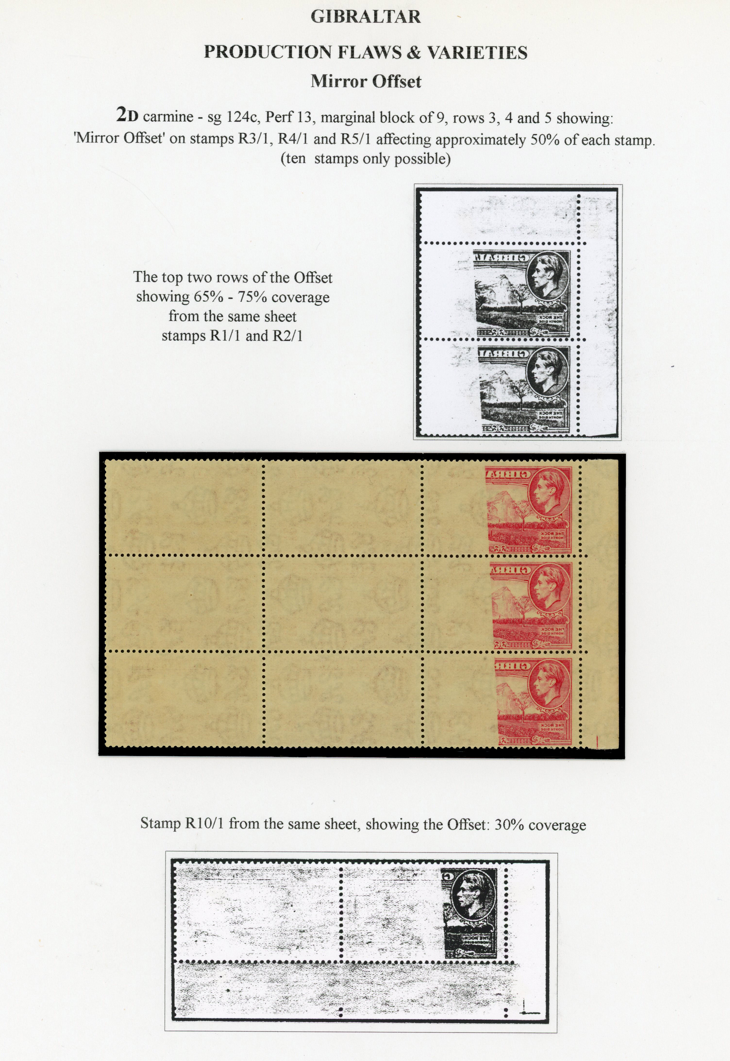 Gibraltar KG VI miscellanea