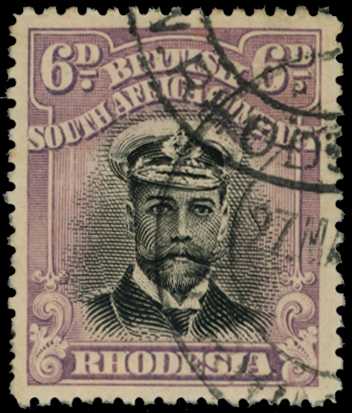 1913-7 6d Head Die I, perf 15. Good used...