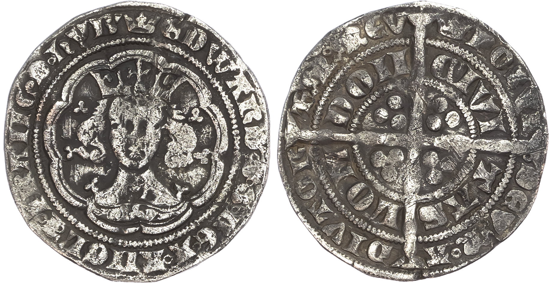 Edward III (1327-1377), Groat, fourth coinage, pre-treaty period, series F (1356).