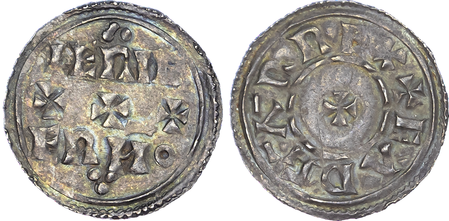 Eadgar (959-973), Penny, two line type, pre-reform (959-72/3).