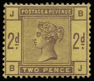 Great Britain 1884 (ESSAY) SG189var