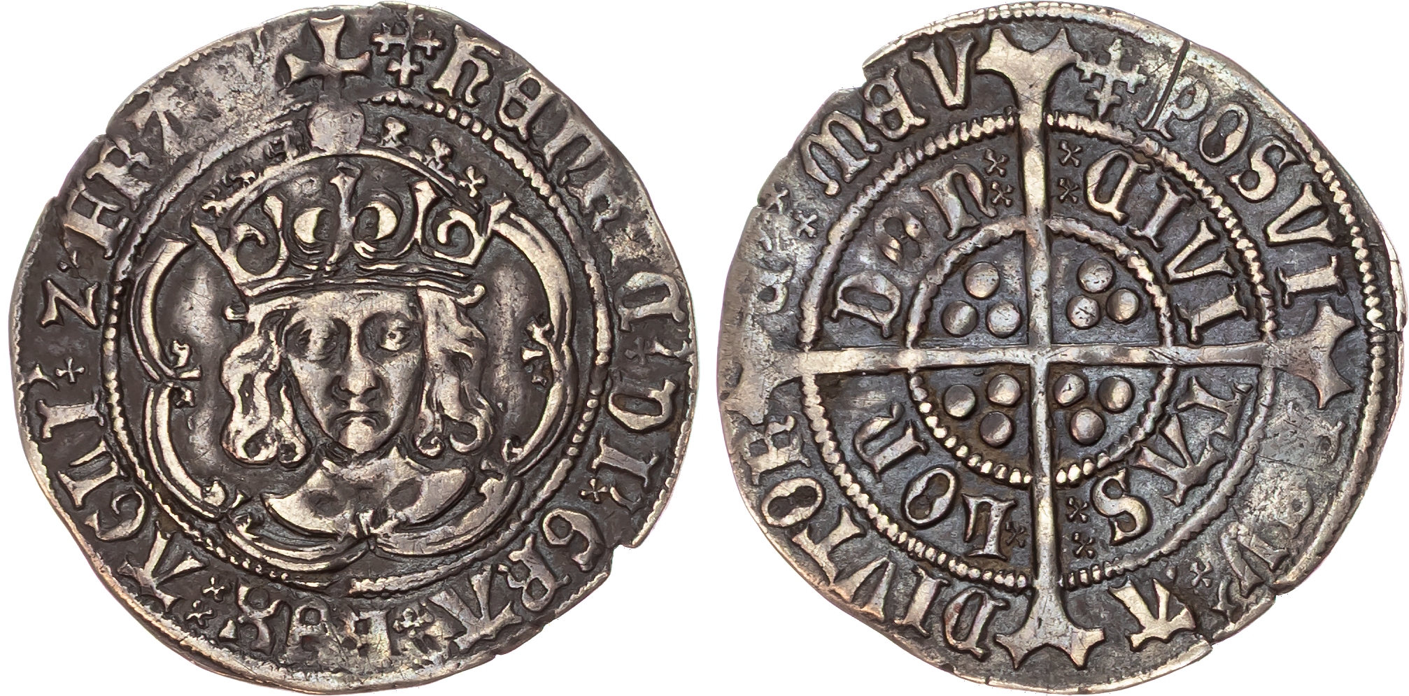 Henry VII (1485‑1509), AR Groat 2.83gm., type IVa. 