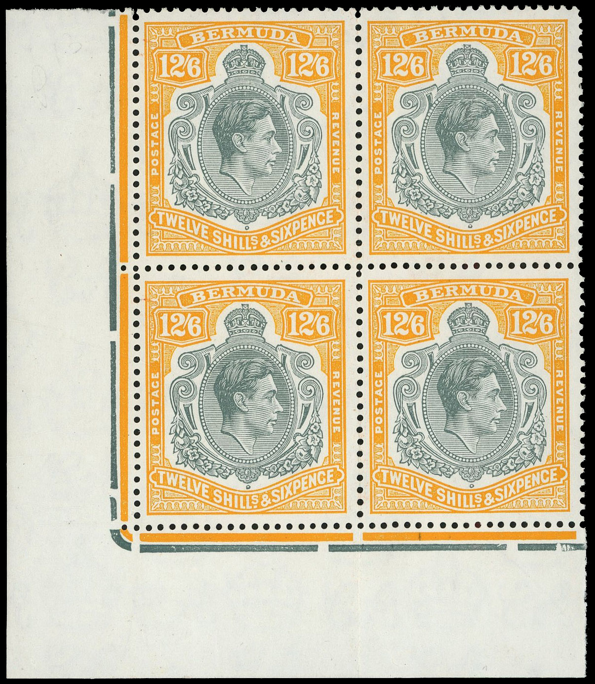 Bermuda SG 120e block mint