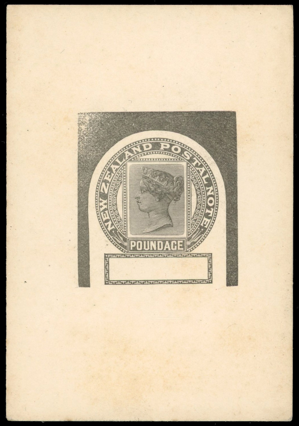 New Zealand Postal Order Poundage Revenue Proof