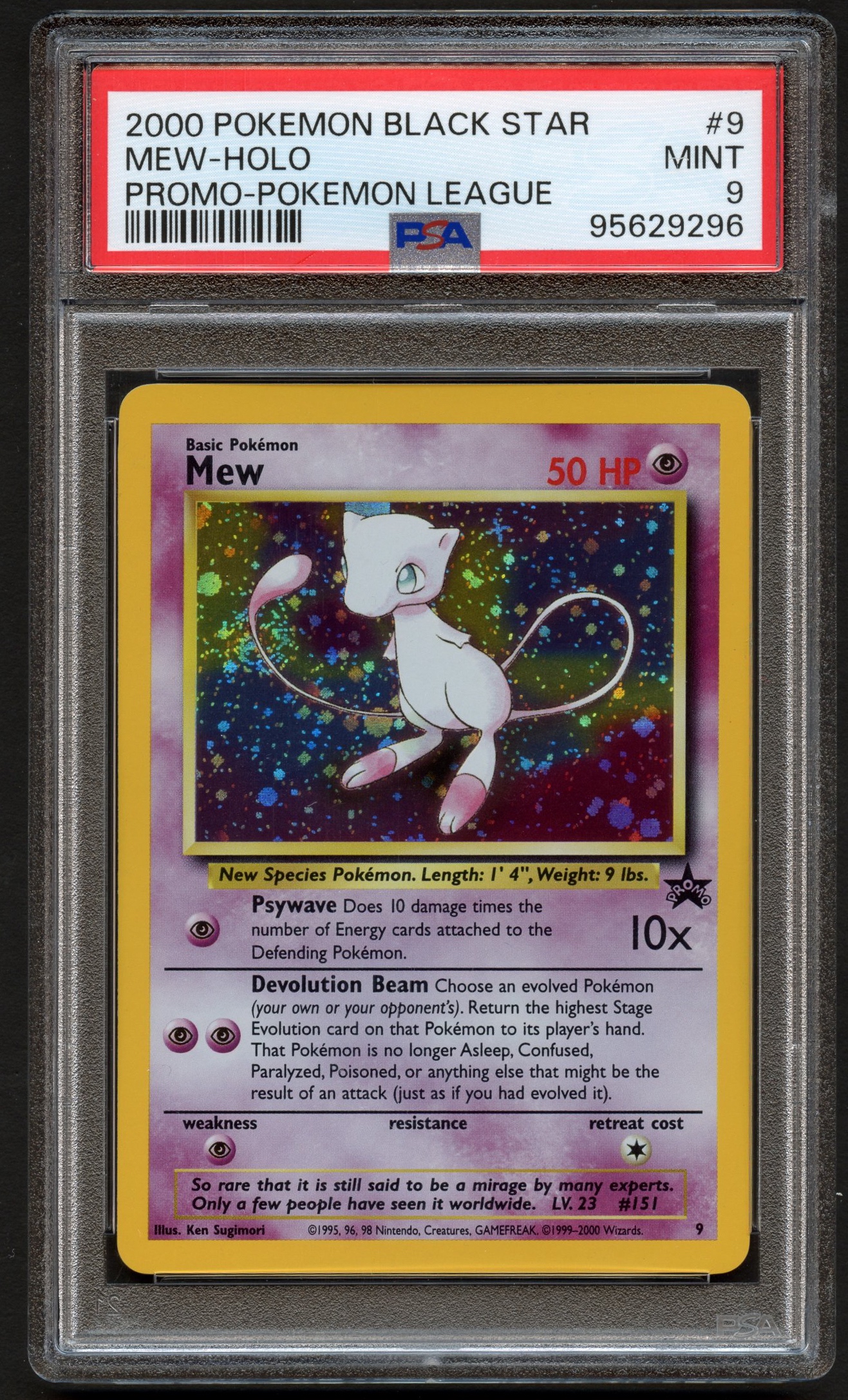PSA 9 Mew - Black Star Promo #9