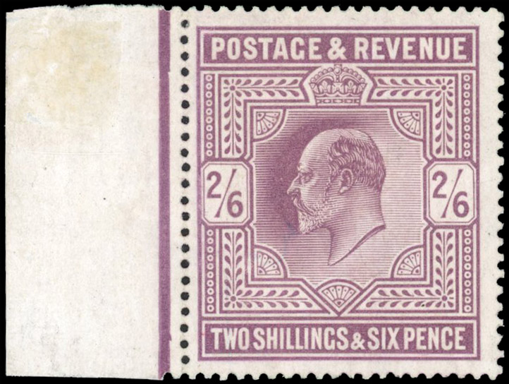 GB SG 261wi 1902 2s6d watermark inverted mint