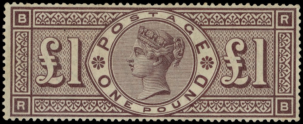 Great Britain 1884 £1 brown-lilac RB...
