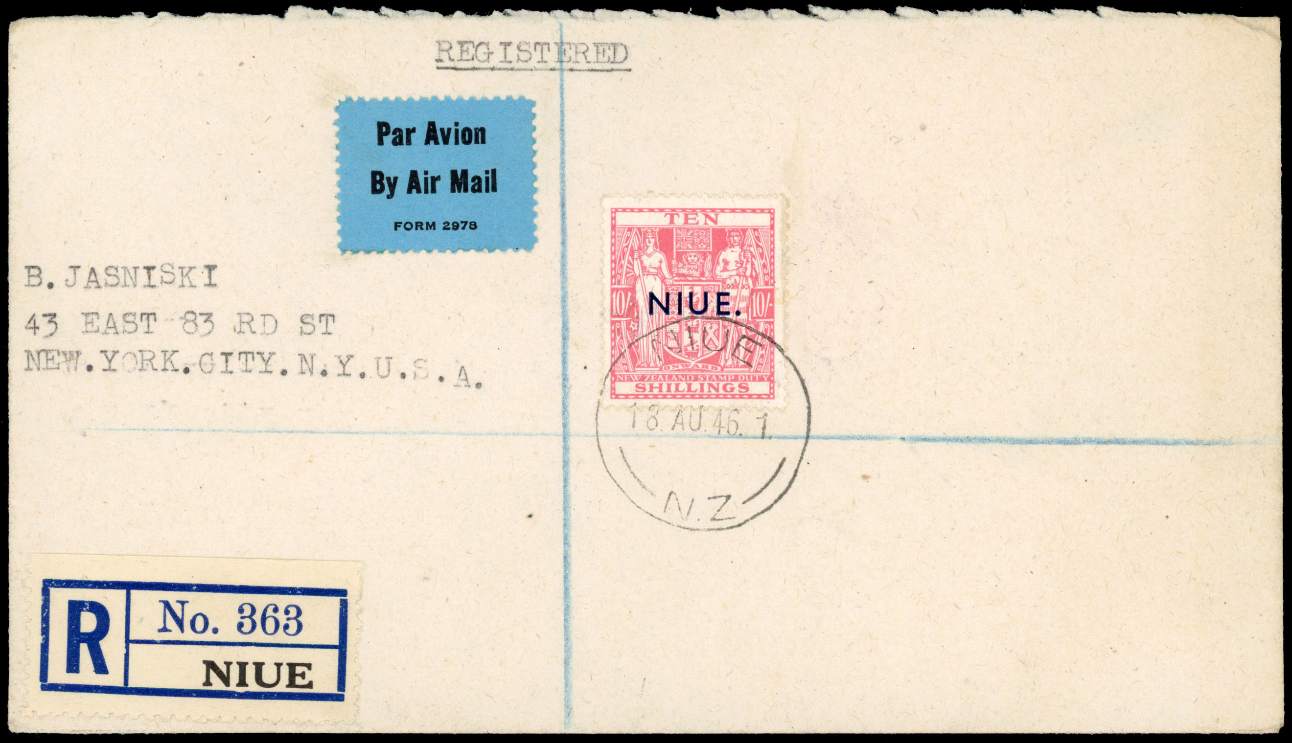 Niue SG 86 cover