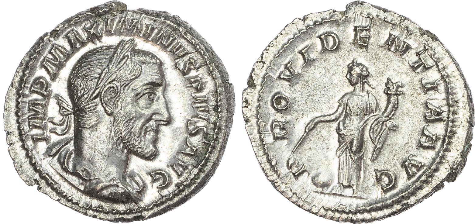Maximinus Thrax (AD 235-238) AR Denarius, mint of Rome, AD 235-236, 3.82g. 