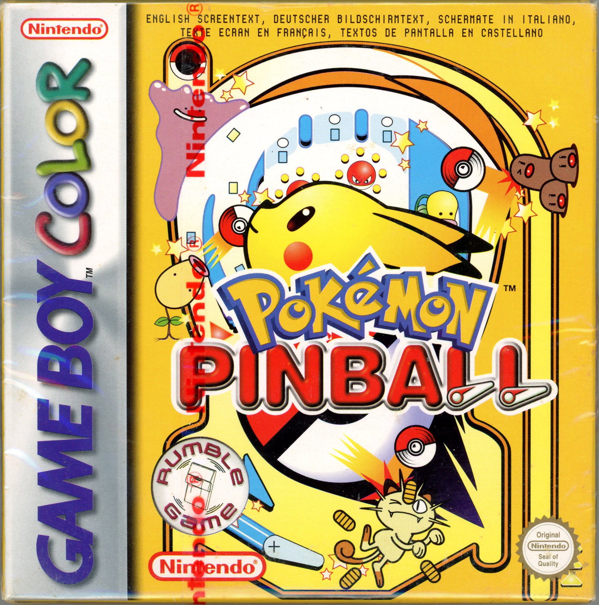 Nintendo - Pokémon Pinball - Game Boy Color - Factory Sealed