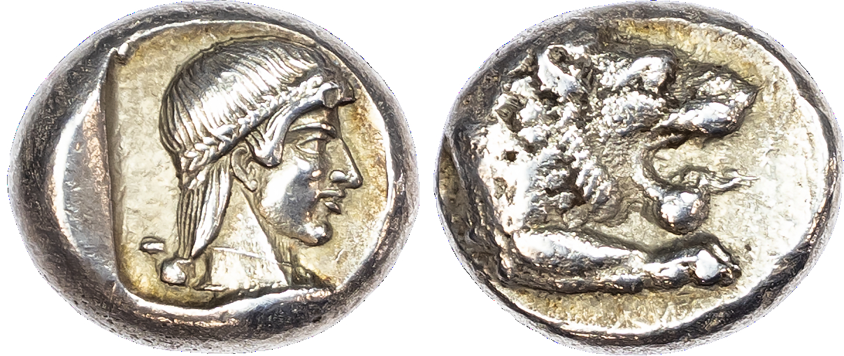 Caria, Knidos (c. 465-449 BC) AR Drachm, 6.22g.