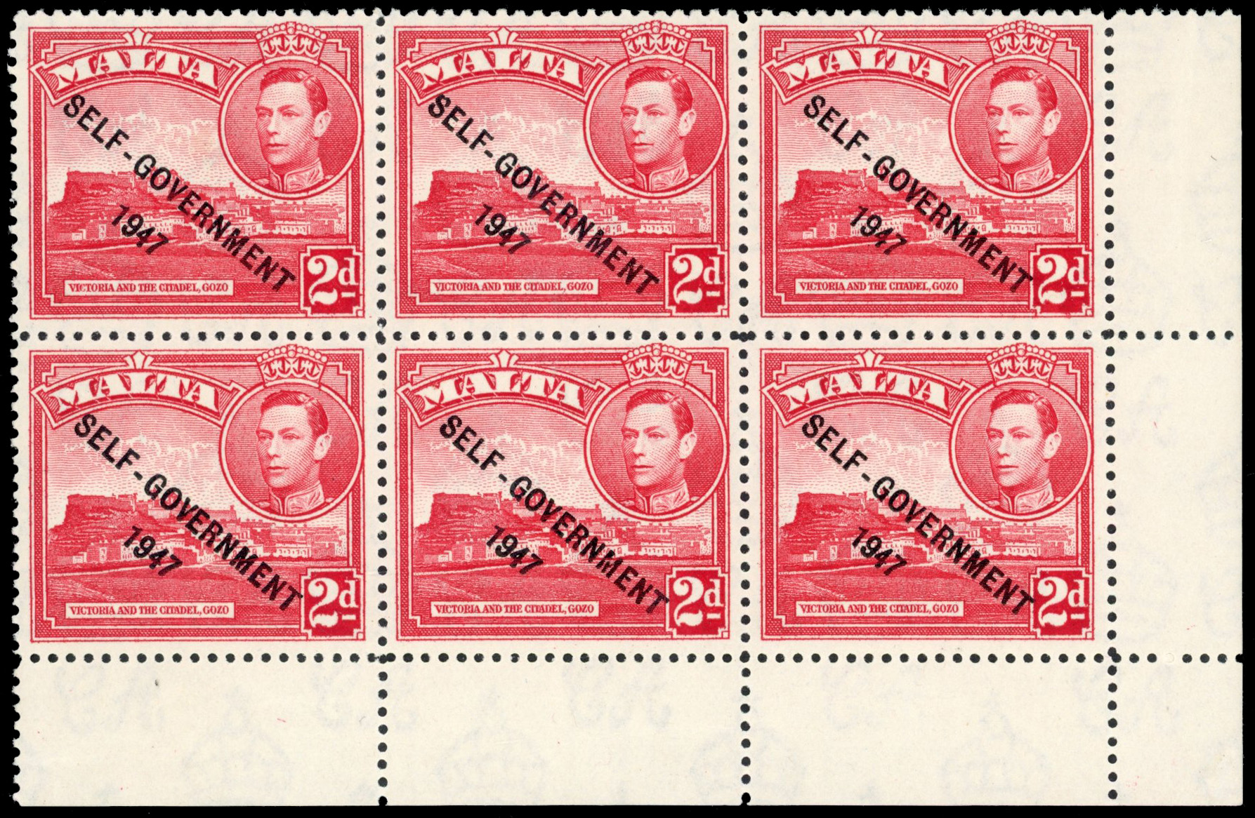 Malta SG 238b block mint