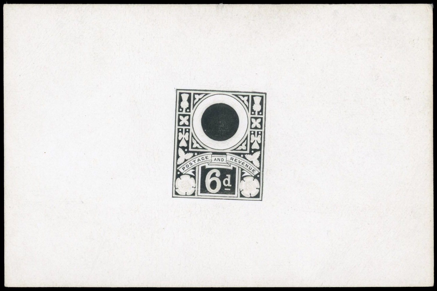 GB SG 208 1887 6d Jubilee Die Proof