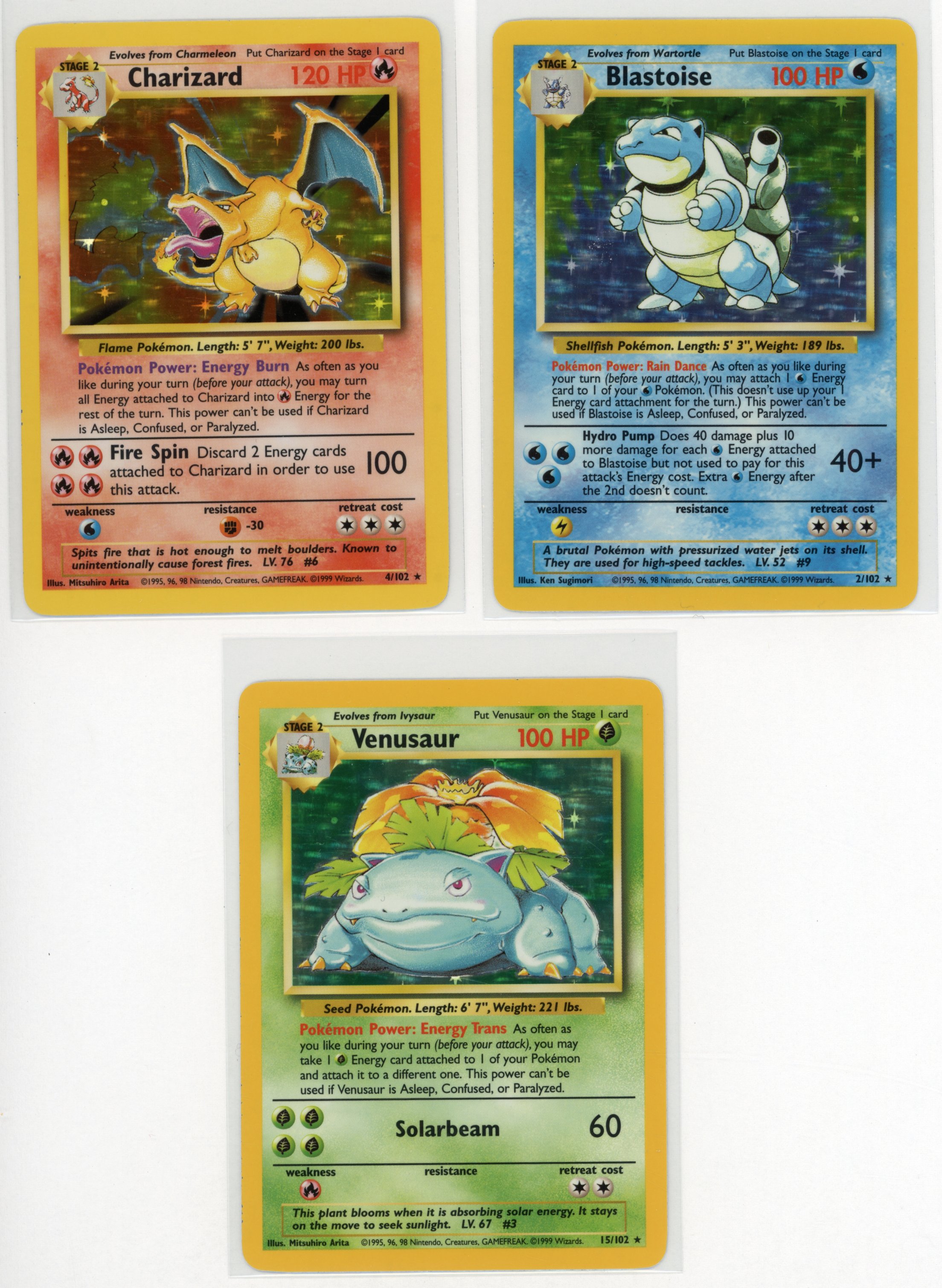 Base Set -  Unlimited & 4th Print - All Holos + Partial Set