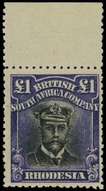 1917-20 £1 Head Die IIIA, perf 14....