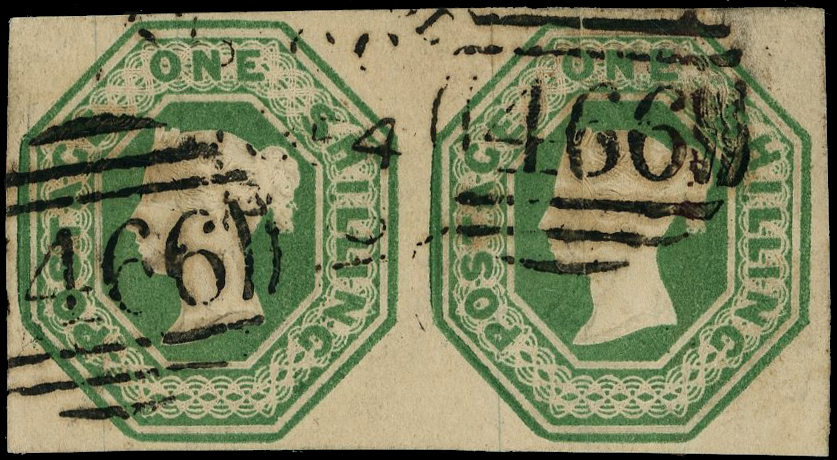 Great Britain SG 56 used pair 