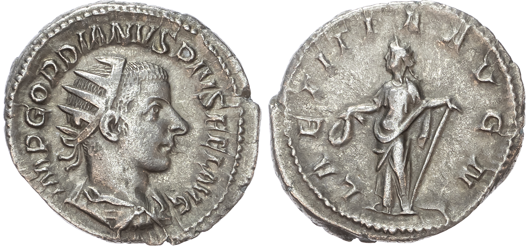 Gordian III (AD 238-244) AR Antoninianus, Rome, AD 241-243, 3.82g. 
