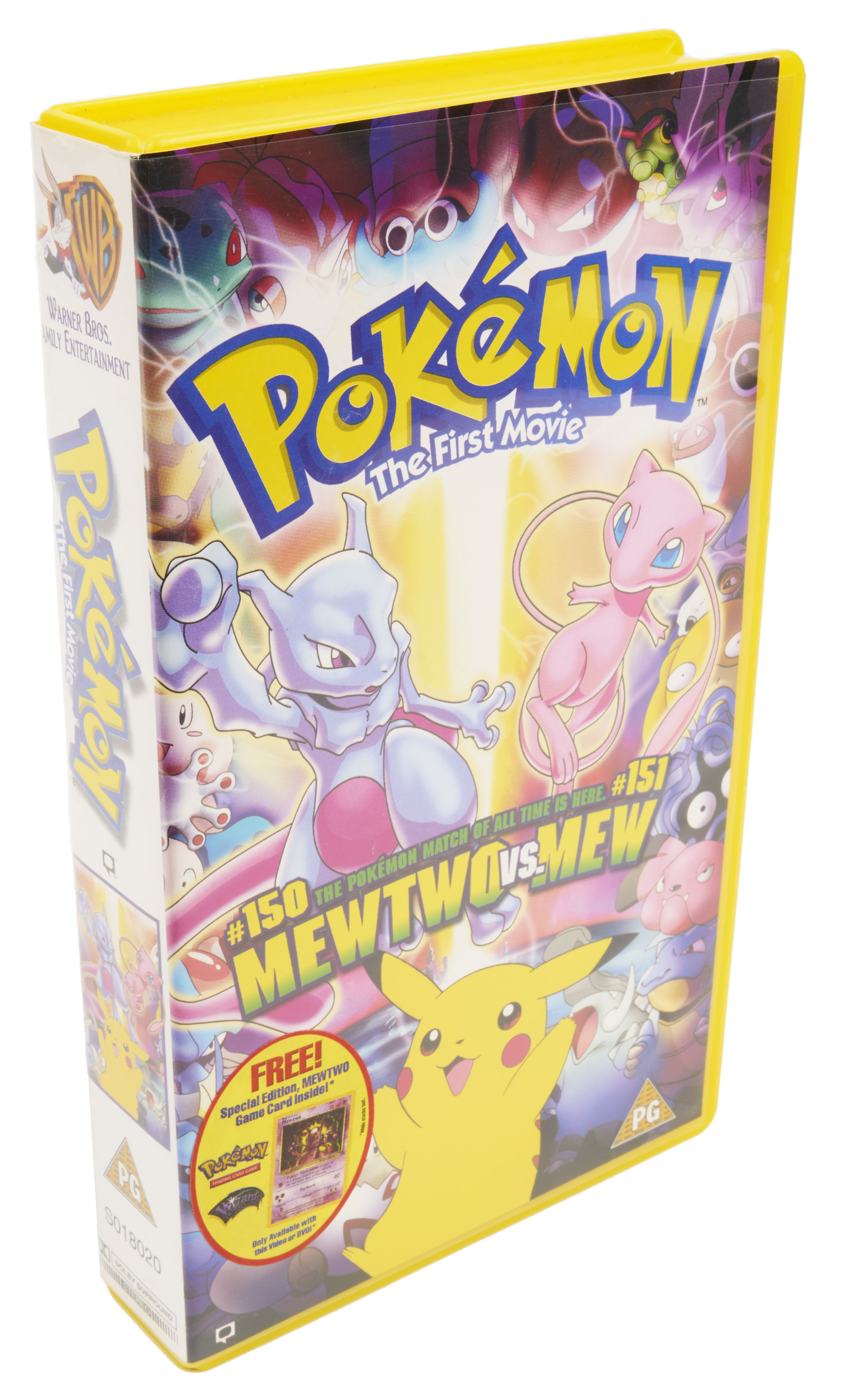 Pokémon The First Movie Sealed VHS 