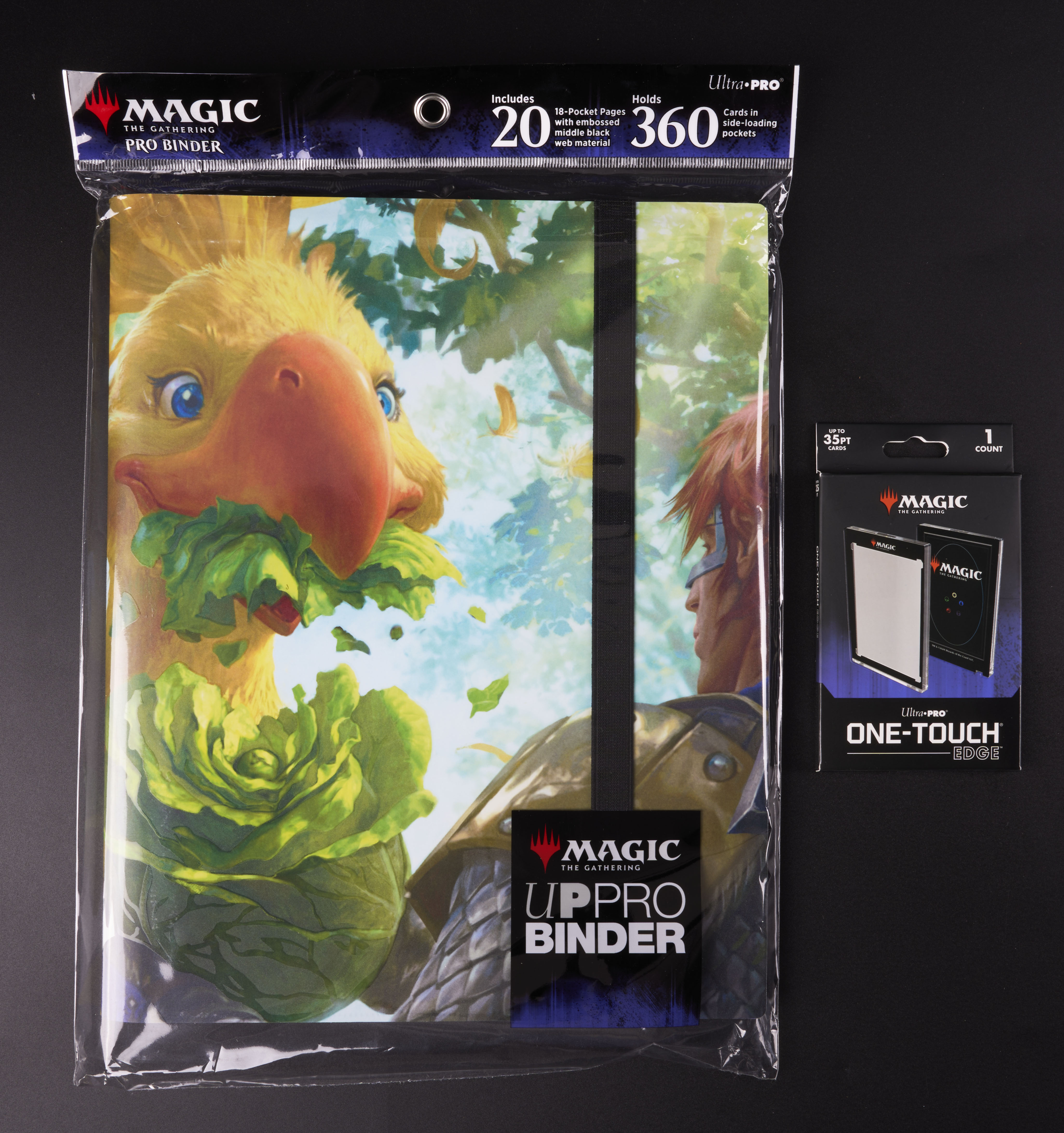 Ultra Pro 18-Pocket Chocobo Binder and One-Touch Edge card case