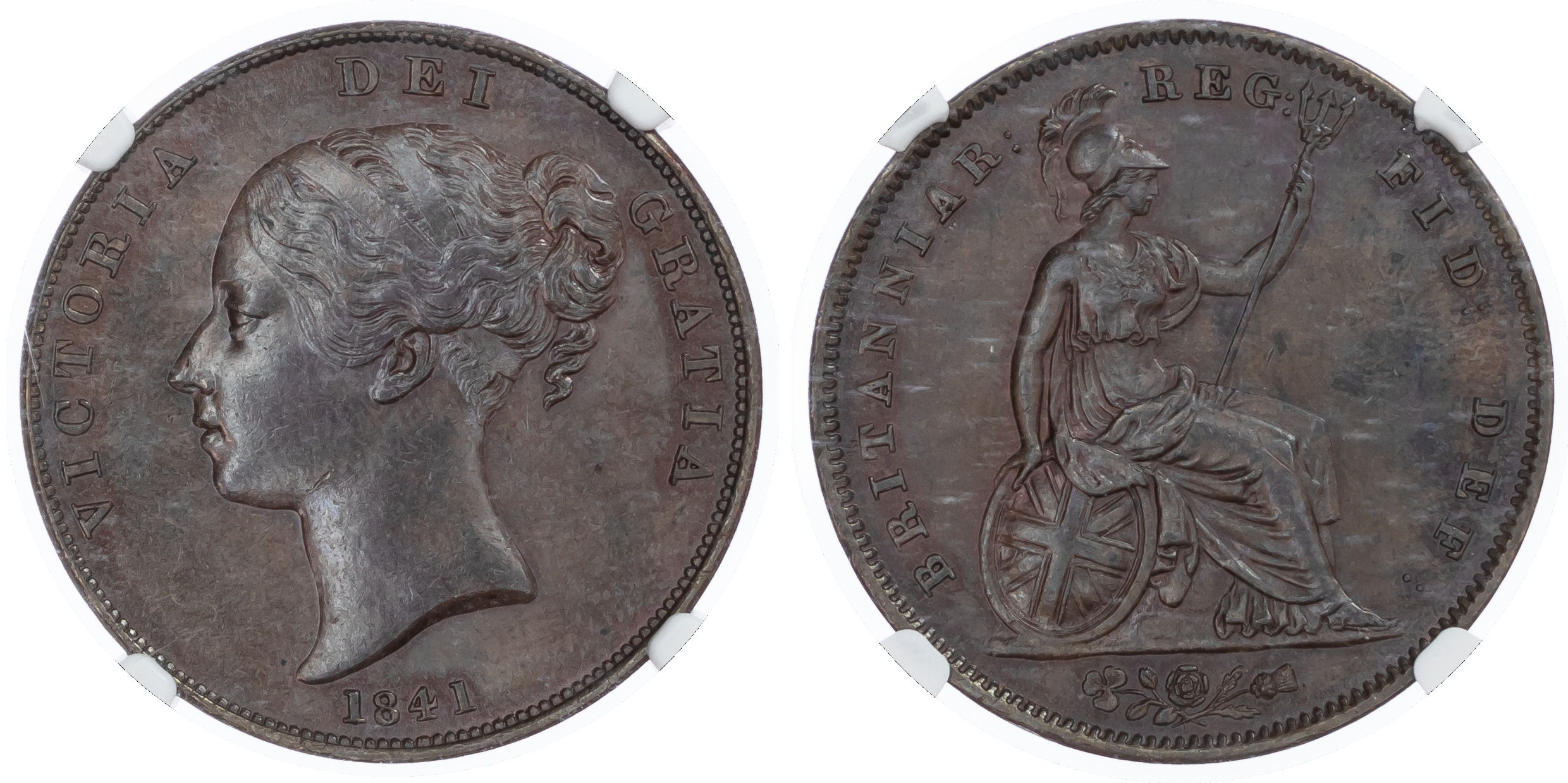 Victoria (1837‑1901), Penny, 1841.