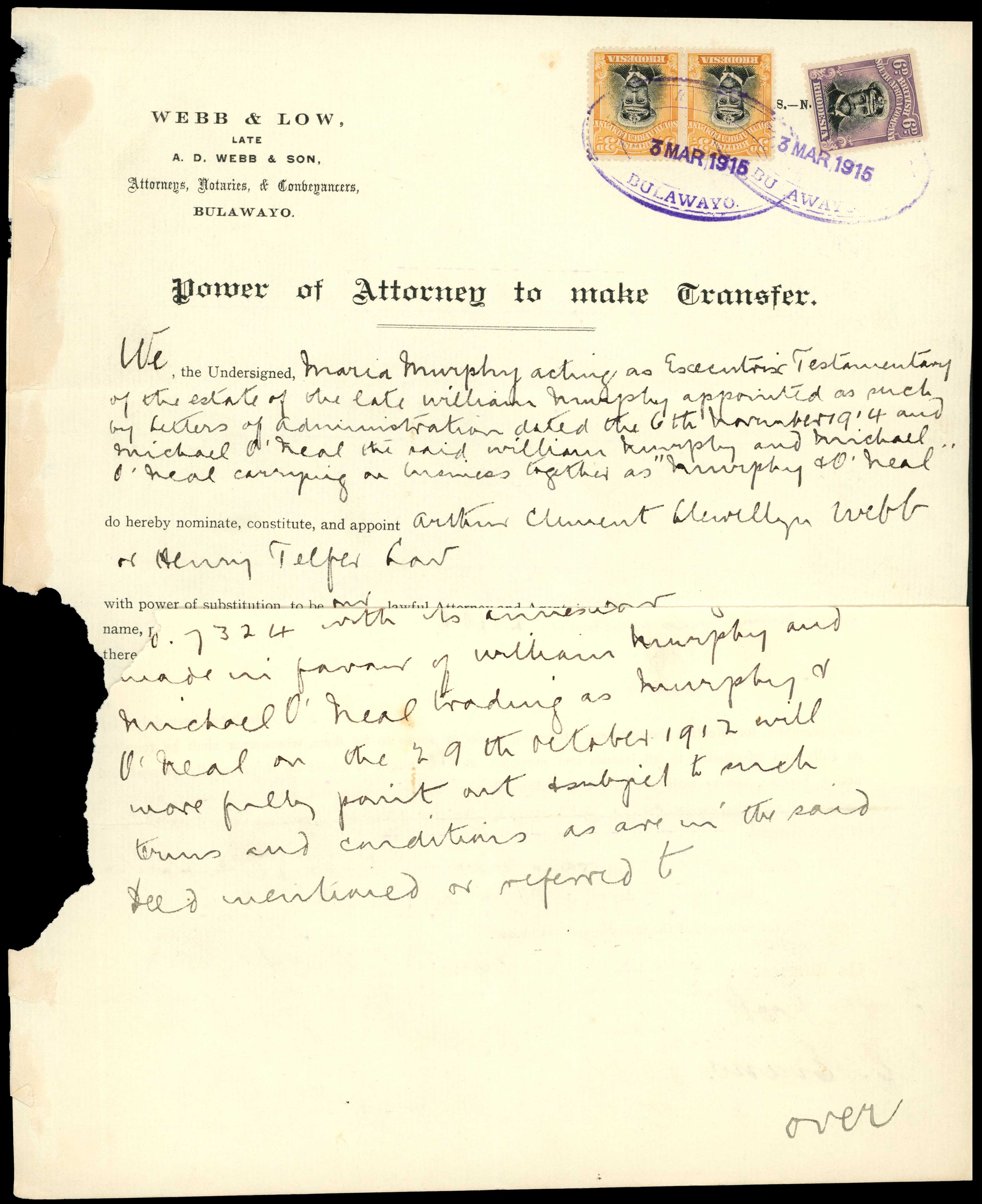 1913-7 6d Head Die II, perf 14....