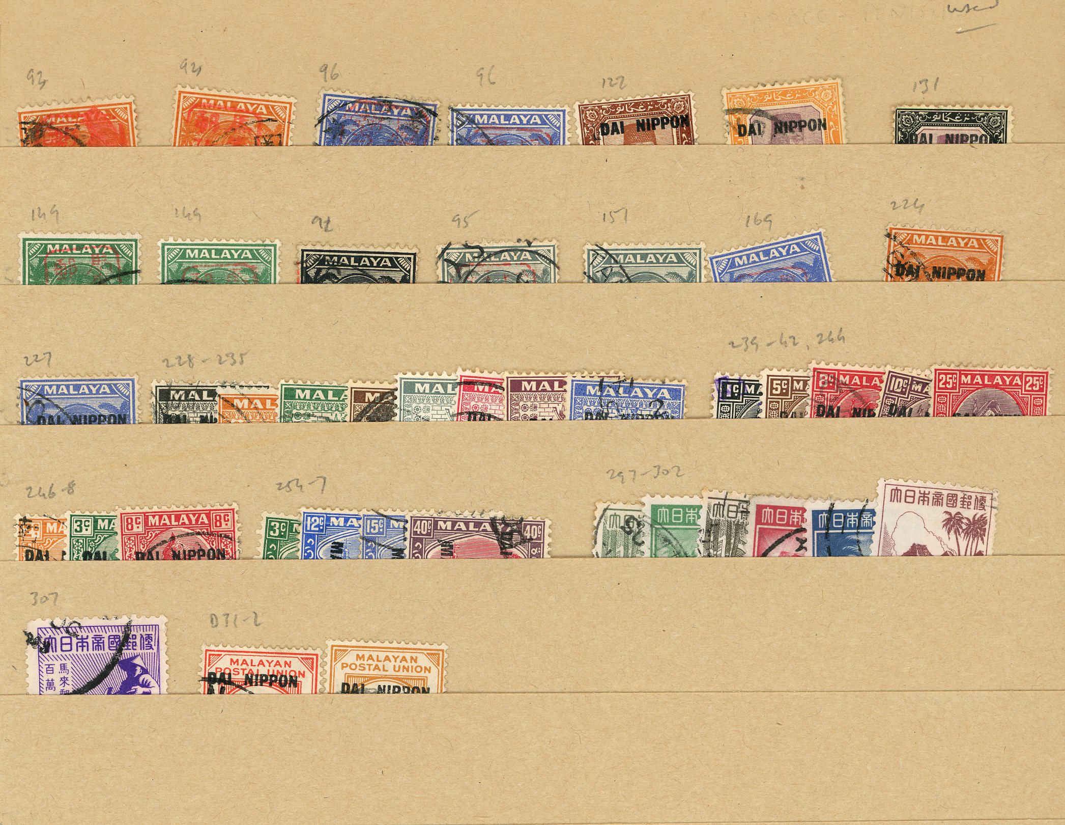 Small used balance (44) including SG J92, 93 (2), 95, 96 (2), 122, 129, 131, 227-35, 239-42, 244, 254-7,...